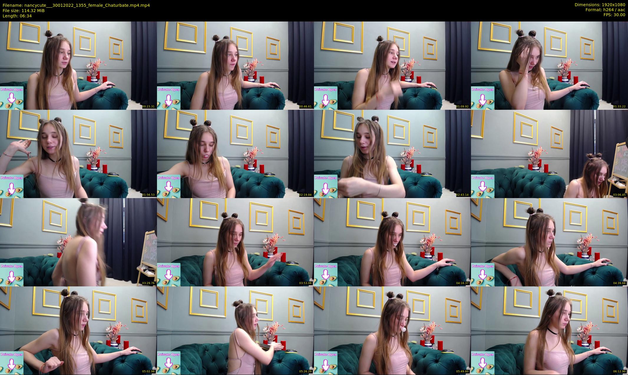 nancycute__ — 7 minute Chaturbate female cam show recording, 1080p, Jan 30, 2022
