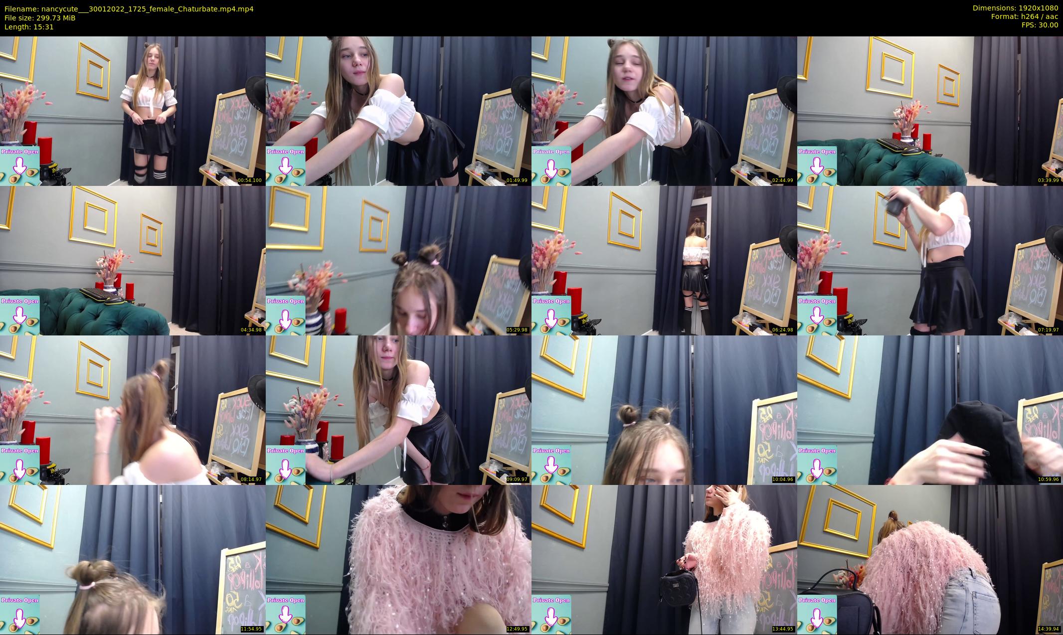 nancycute__ — 16 minute Chaturbate female cam show recording, 1080p, Jan 30, 2022