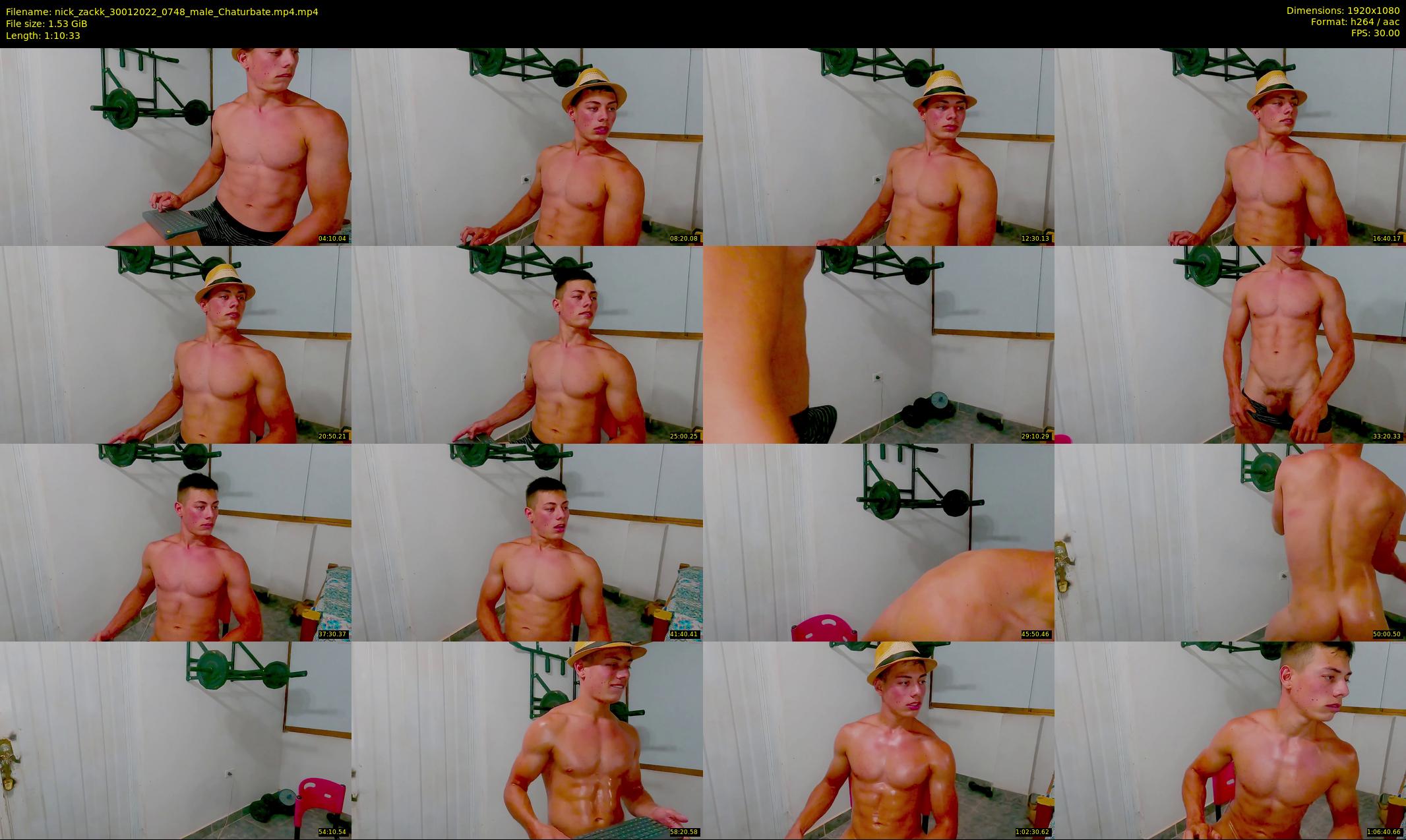 nick_zackk — 71 minute Chaturbate male cam show recording, 1080p, Jan 30, 2022