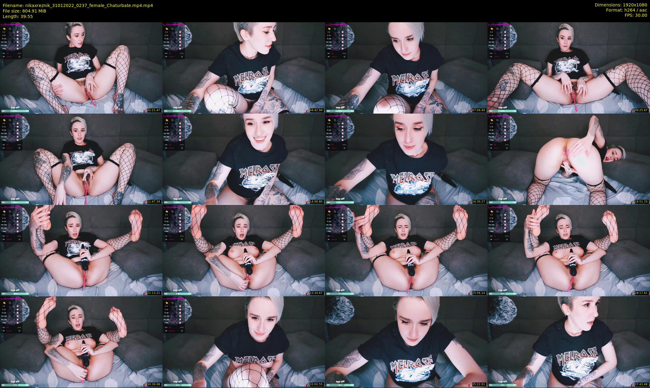 nikaxreznik — 40 minute Chaturbate female cam show recording, 1080p, Jan 31, 2022