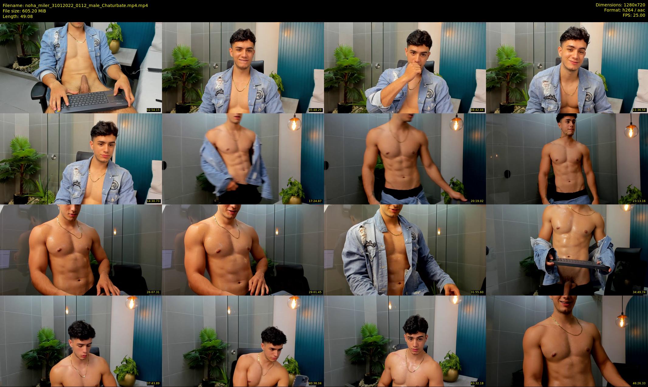 noha_miler — 50 minute Chaturbate male cam show recording, 720p, Jan 31, 2022