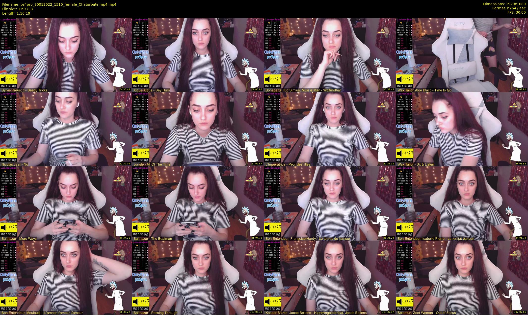 ps4pro — 77 minute Chaturbate female cam show recording, 1080p, Jan 30, 2022