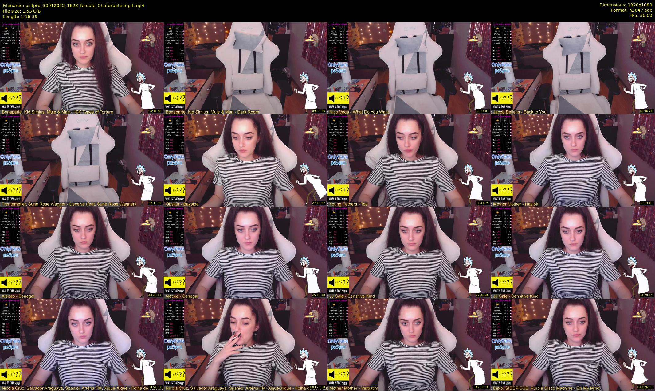 ps4pro — 77 minute Chaturbate female cam show recording, 1080p, Jan 30, 2022
