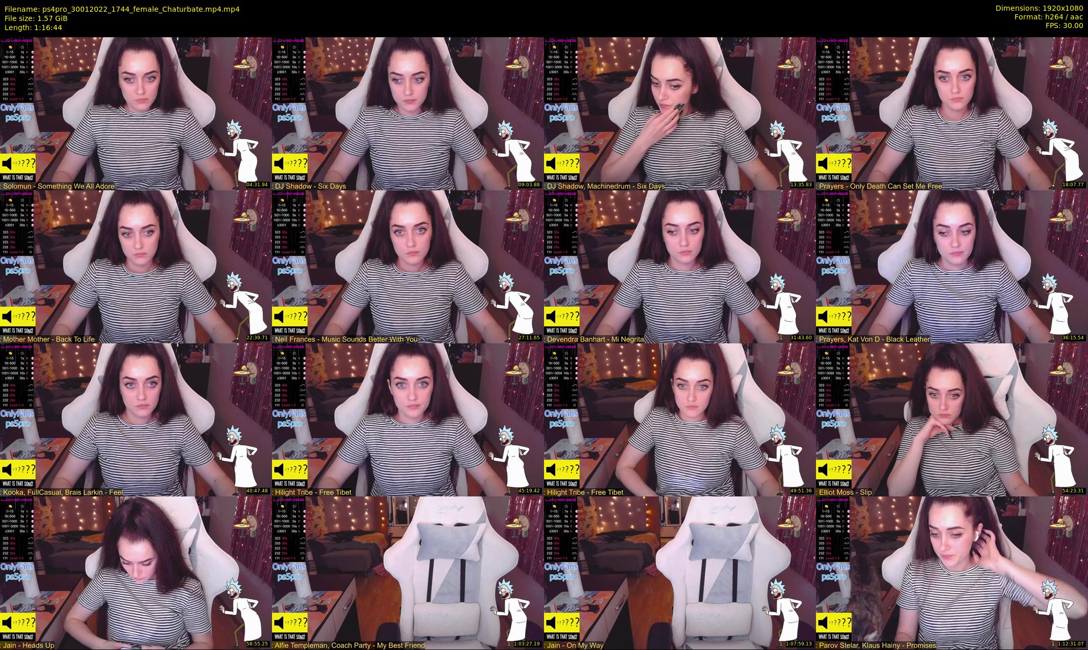 ps4pro — 77 minute Chaturbate female cam show recording, 1080p, Jan 30, 2022