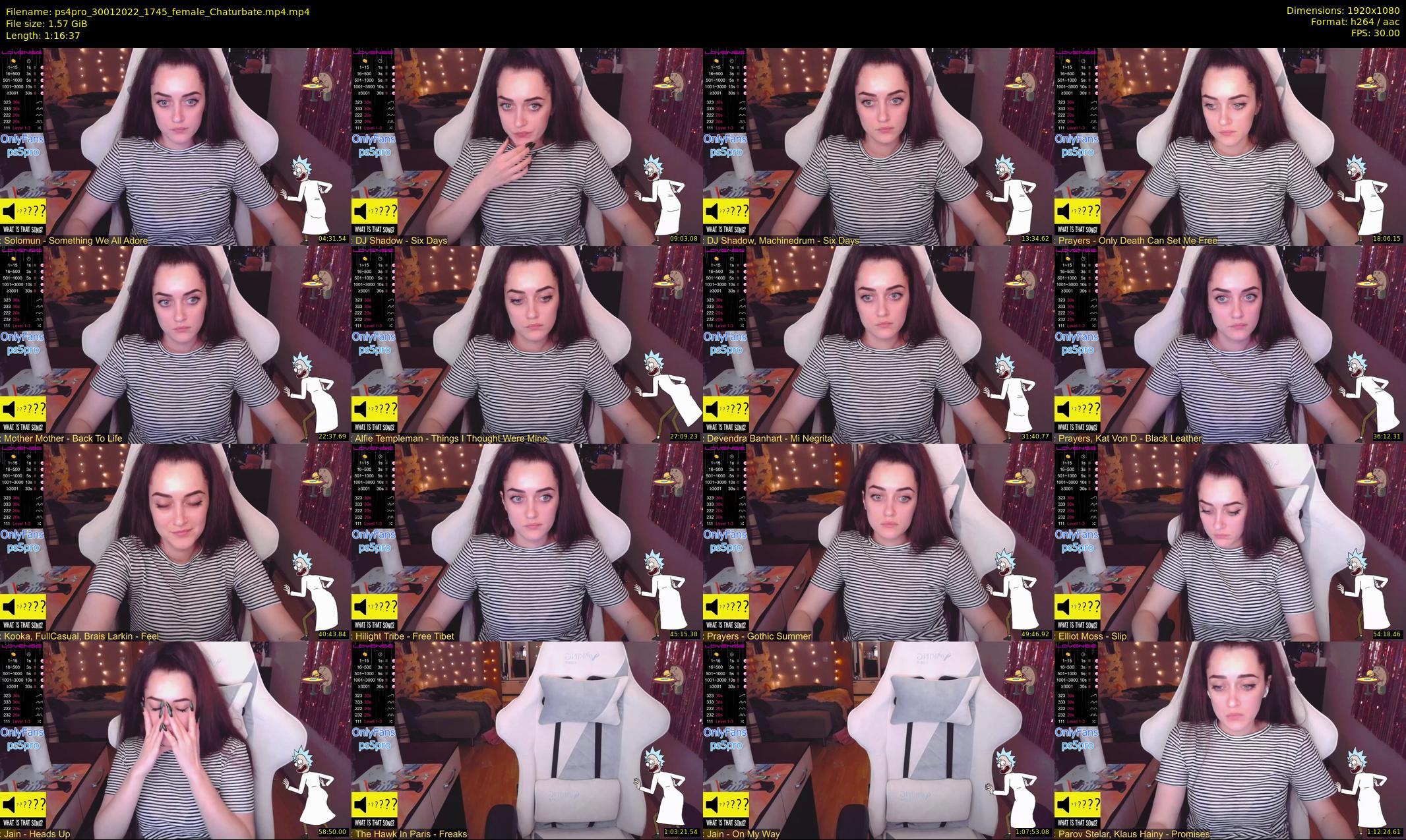 ps4pro — 77 minute Chaturbate female cam show recording, 1080p, Jan 30, 2022