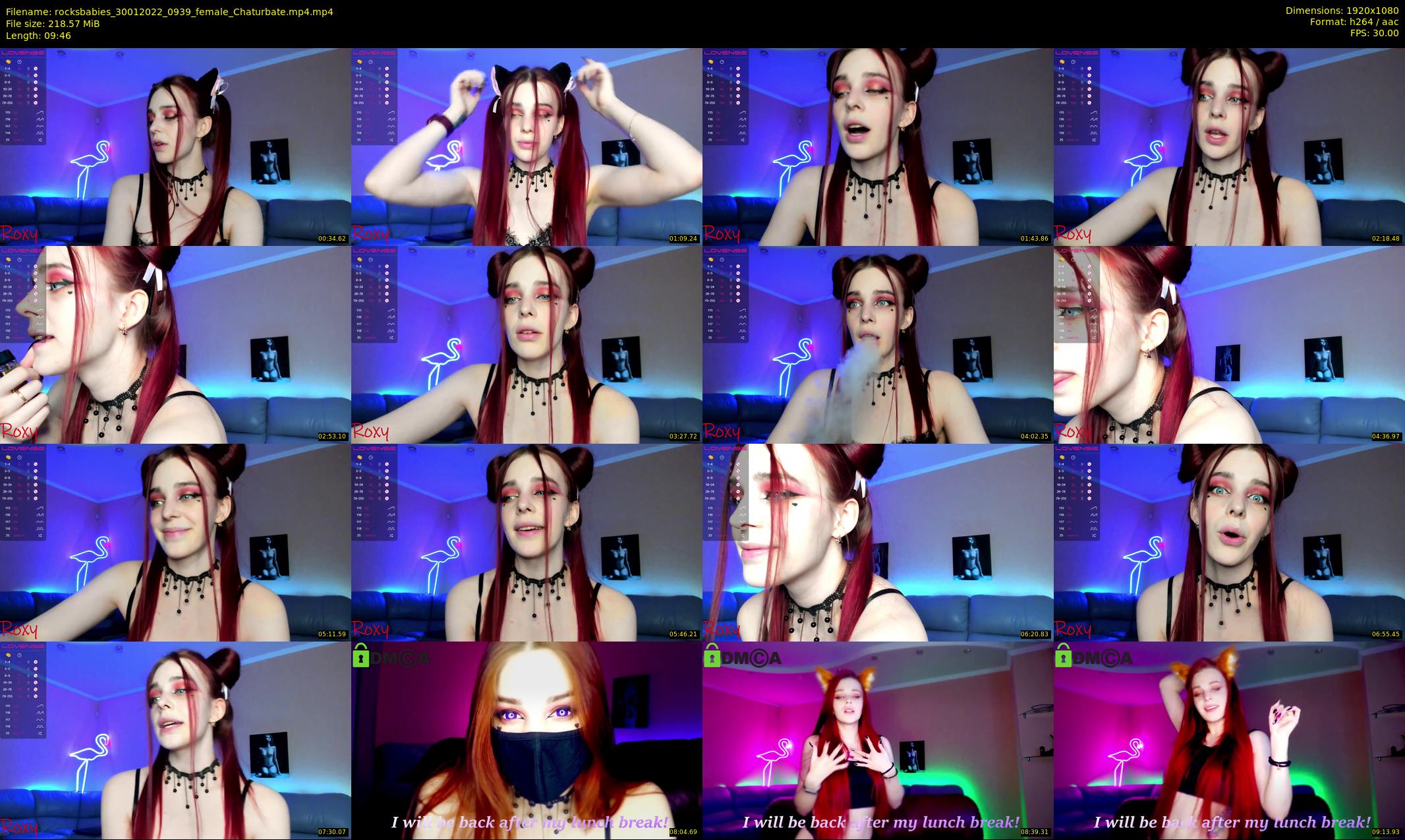 rocksbabies — 10 minute Chaturbate female cam show recording, 1080p, Jan 30, 2022