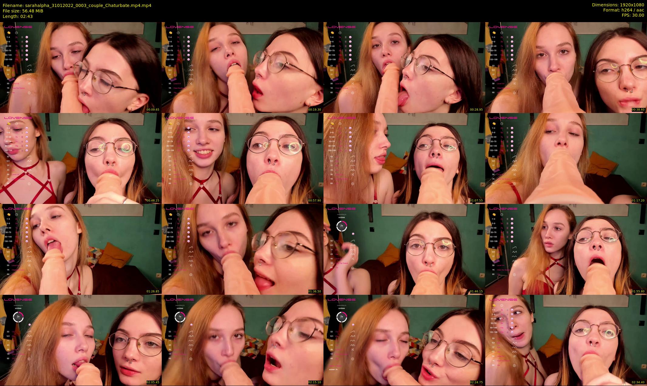 sarahalpha — 3 minute Chaturbate couple cam show recording, 1080p, Jan 31, 2022