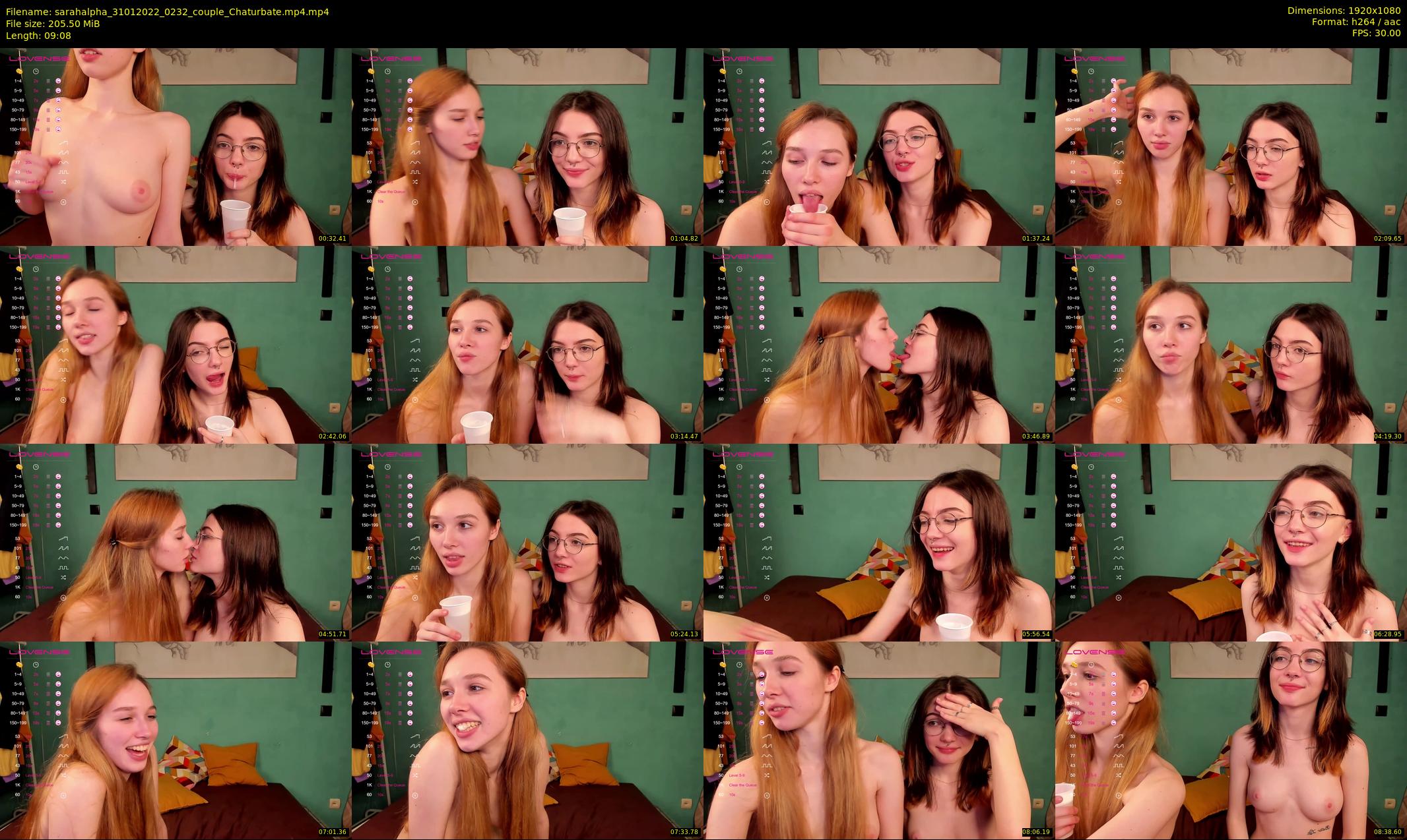 sarahalpha — 10 minute Chaturbate couple cam show recording, 1080p, Jan 31, 2022