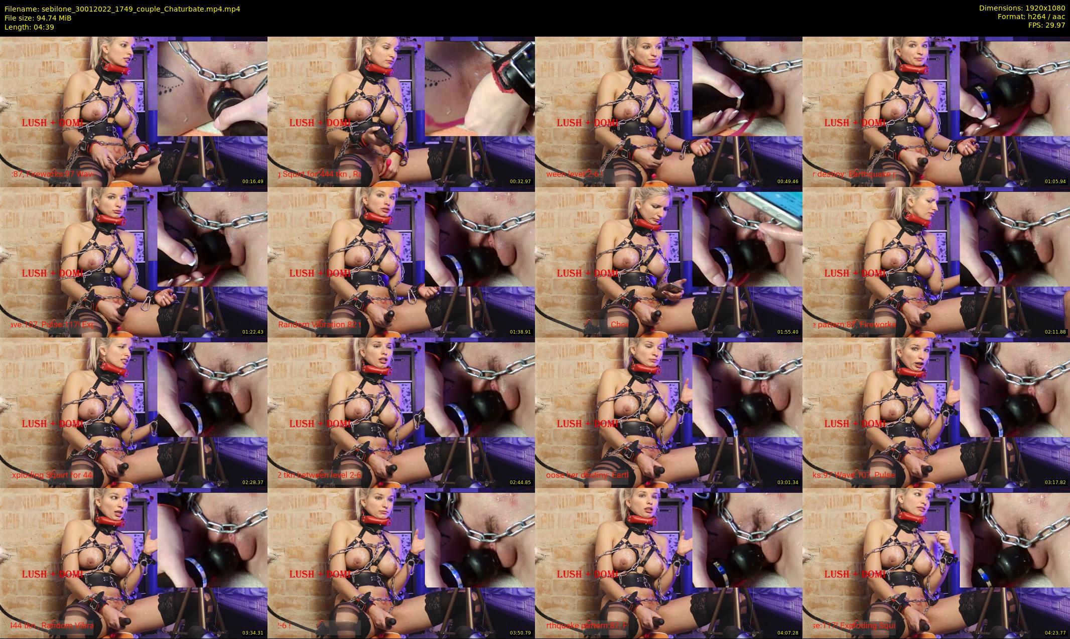 sebilone — 5 minute Chaturbate couple cam show recording, 1080p, Jan 30, 2022