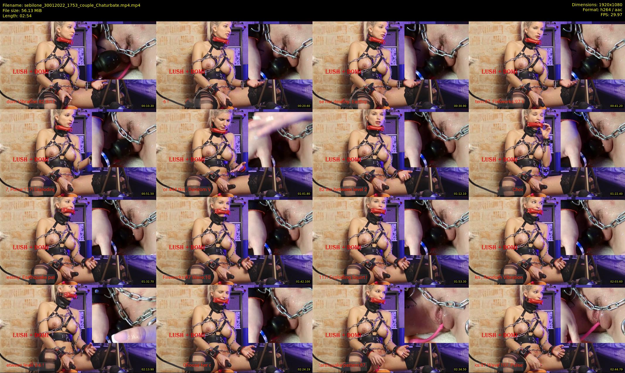 sebilone — 3 minute Chaturbate couple cam show recording, 1080p, Jan 30, 2022