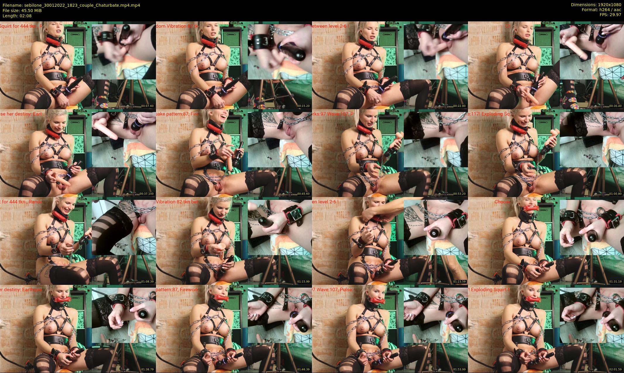 sebilone — 3 minute Chaturbate couple cam show recording, 1080p, Jan 30, 2022