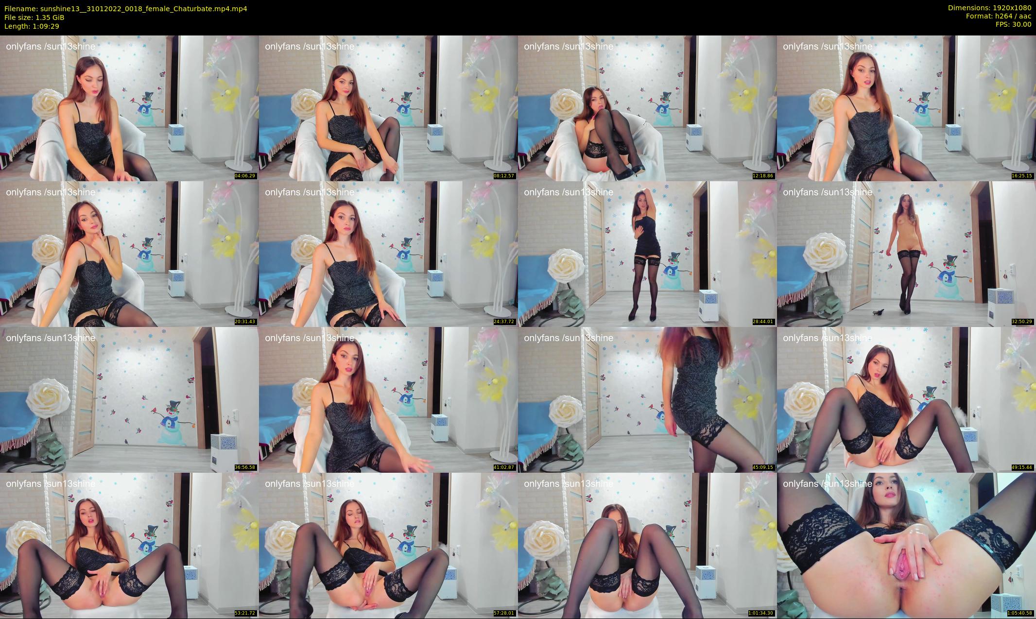 sunshine13_ — 70 minute Chaturbate female cam show recording, 1080p, Jan 31, 2022