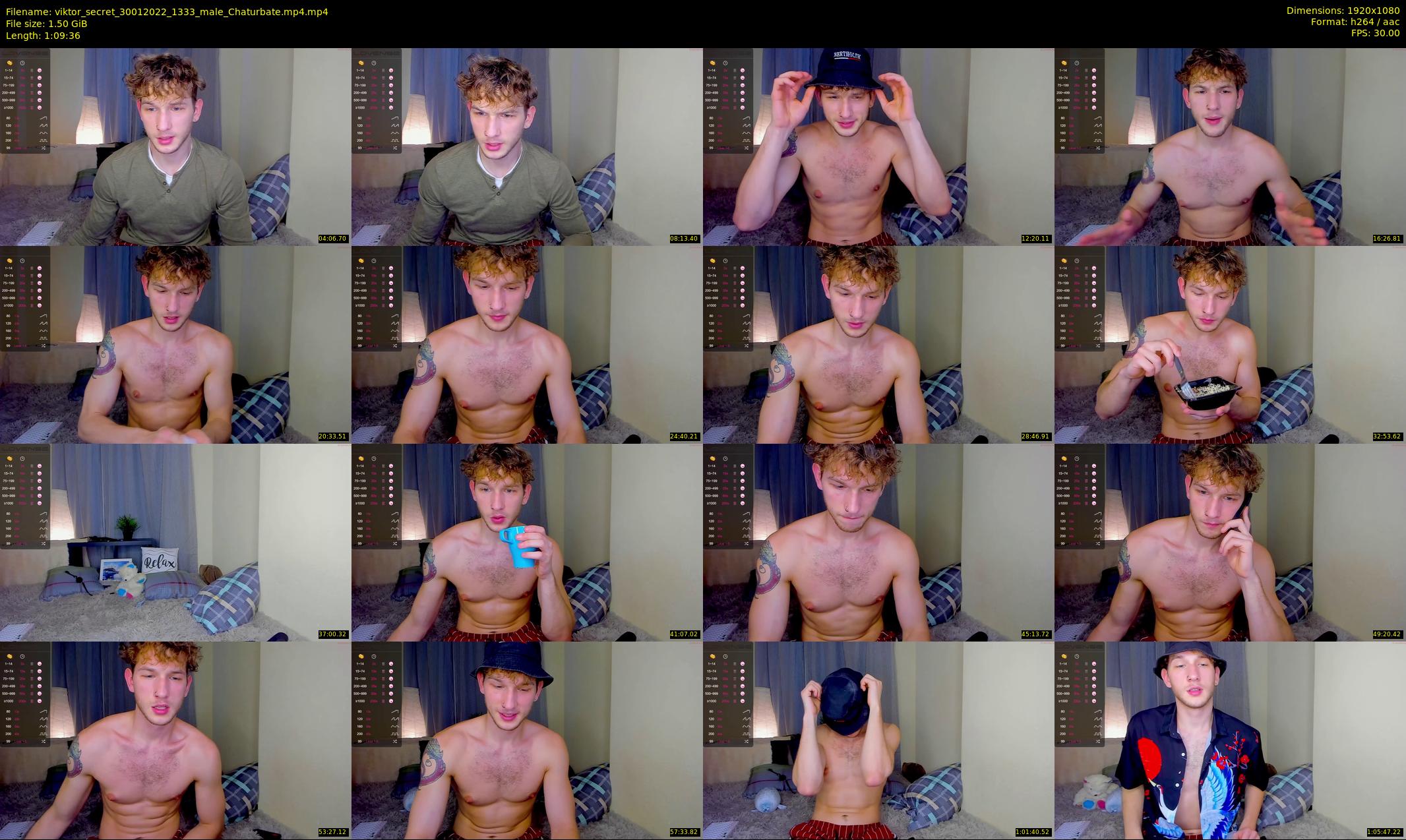 viktor_secret — 70 minute Chaturbate male cam show recording, 1080p, Jan 30, 2022