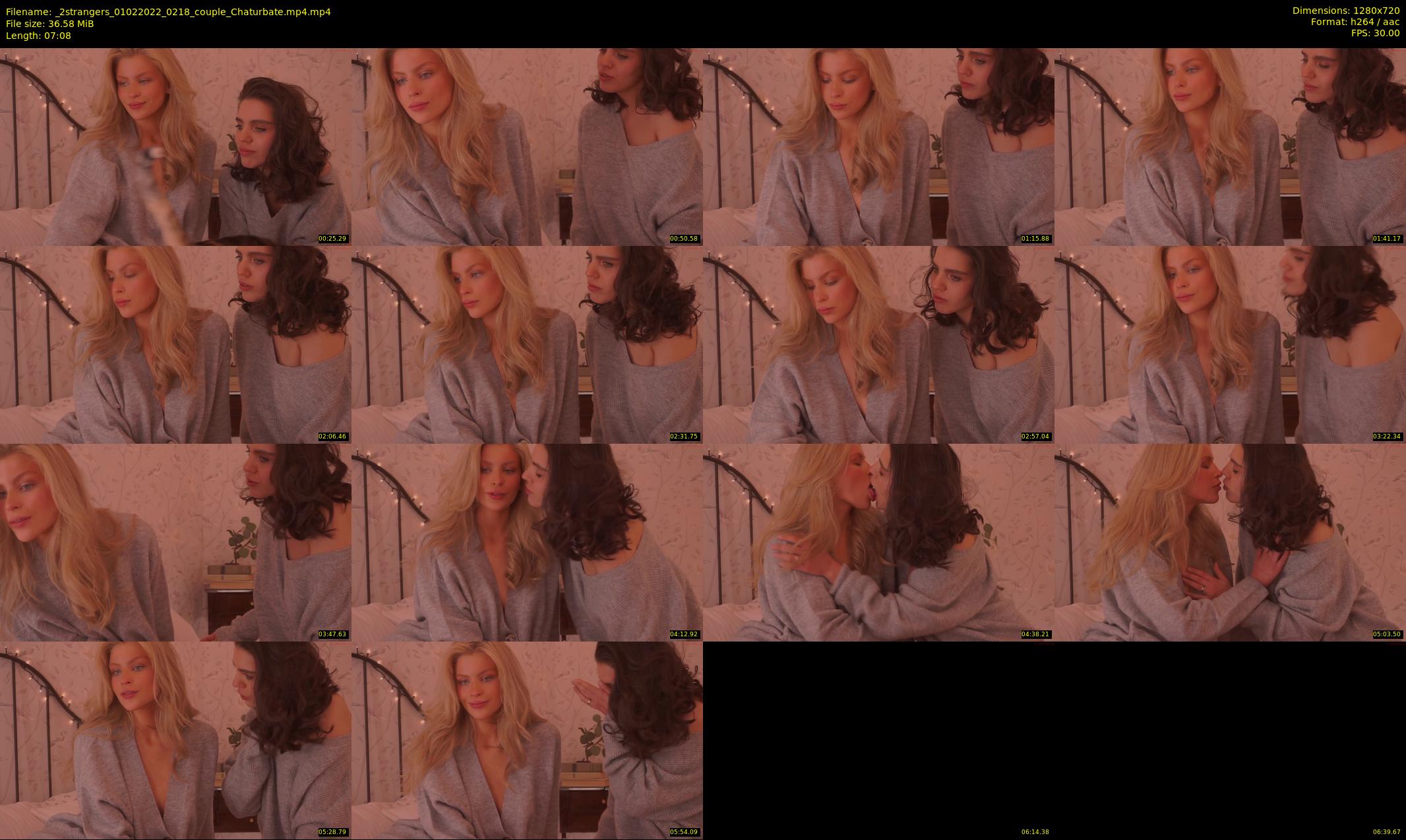 _2strangers — 8 minute Chaturbate couple cam show recording, 720p, Feb 1, 2022