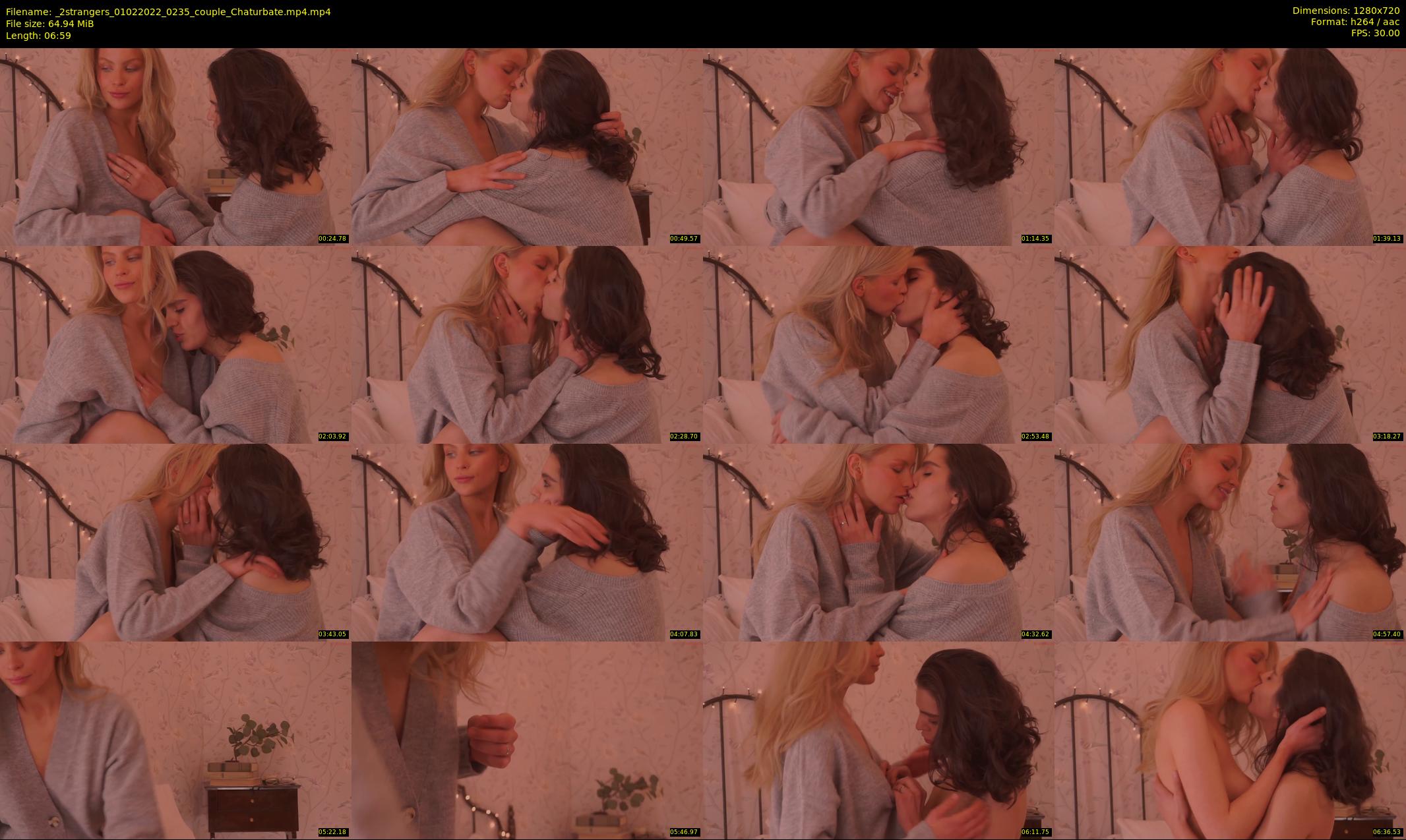_2strangers — 7 minute Chaturbate couple cam show recording, 720p, Feb 1, 2022