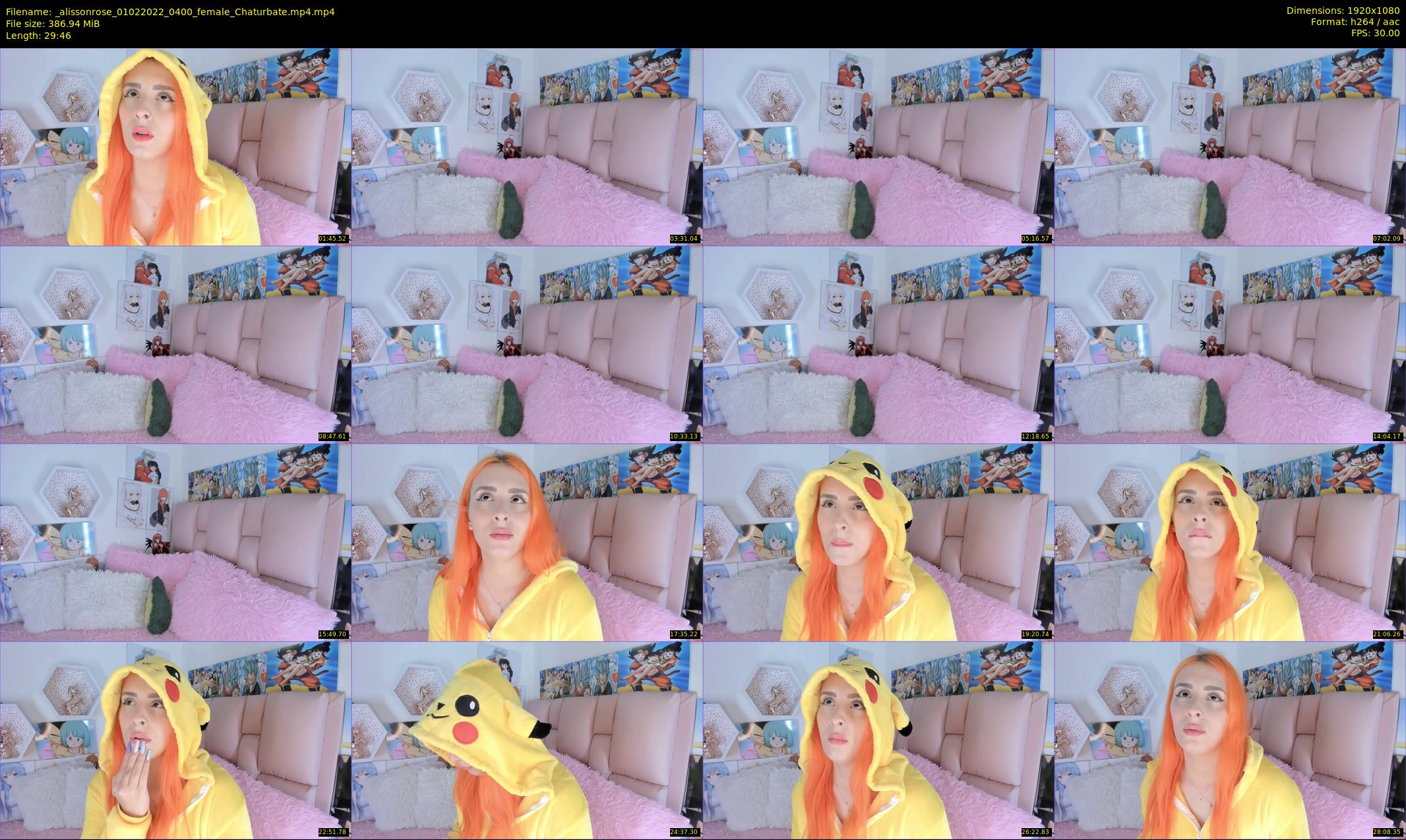 _alissonrose — 30 minute Chaturbate female cam show recording, 1080p, Feb 1, 2022