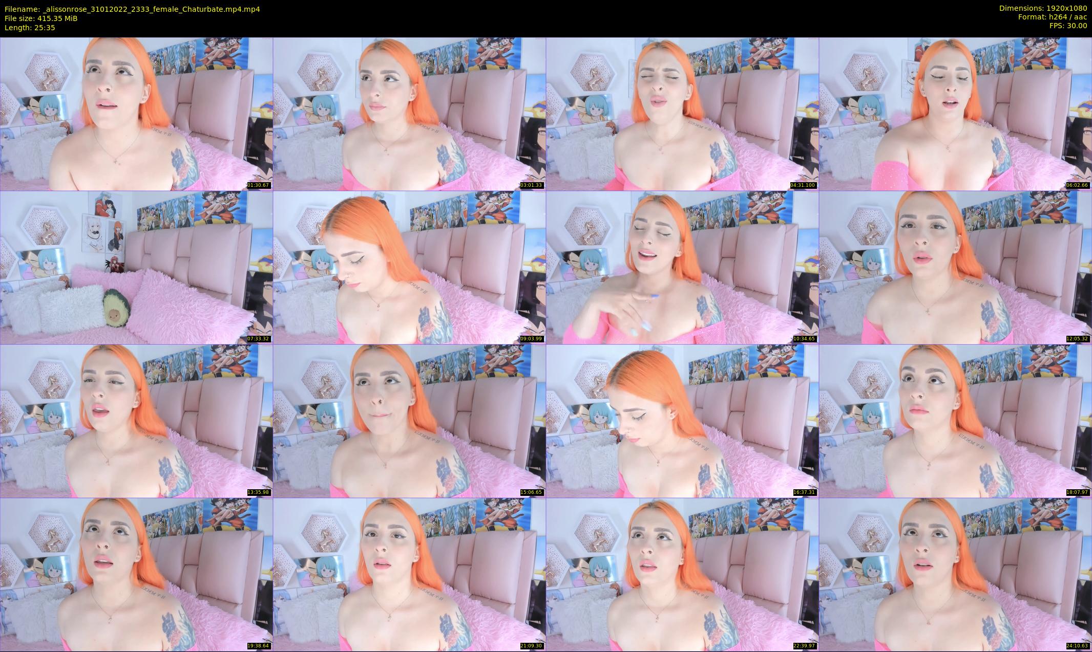 _alissonrose — 26 minute Chaturbate female cam show recording, 1080p, Jan 31, 2022