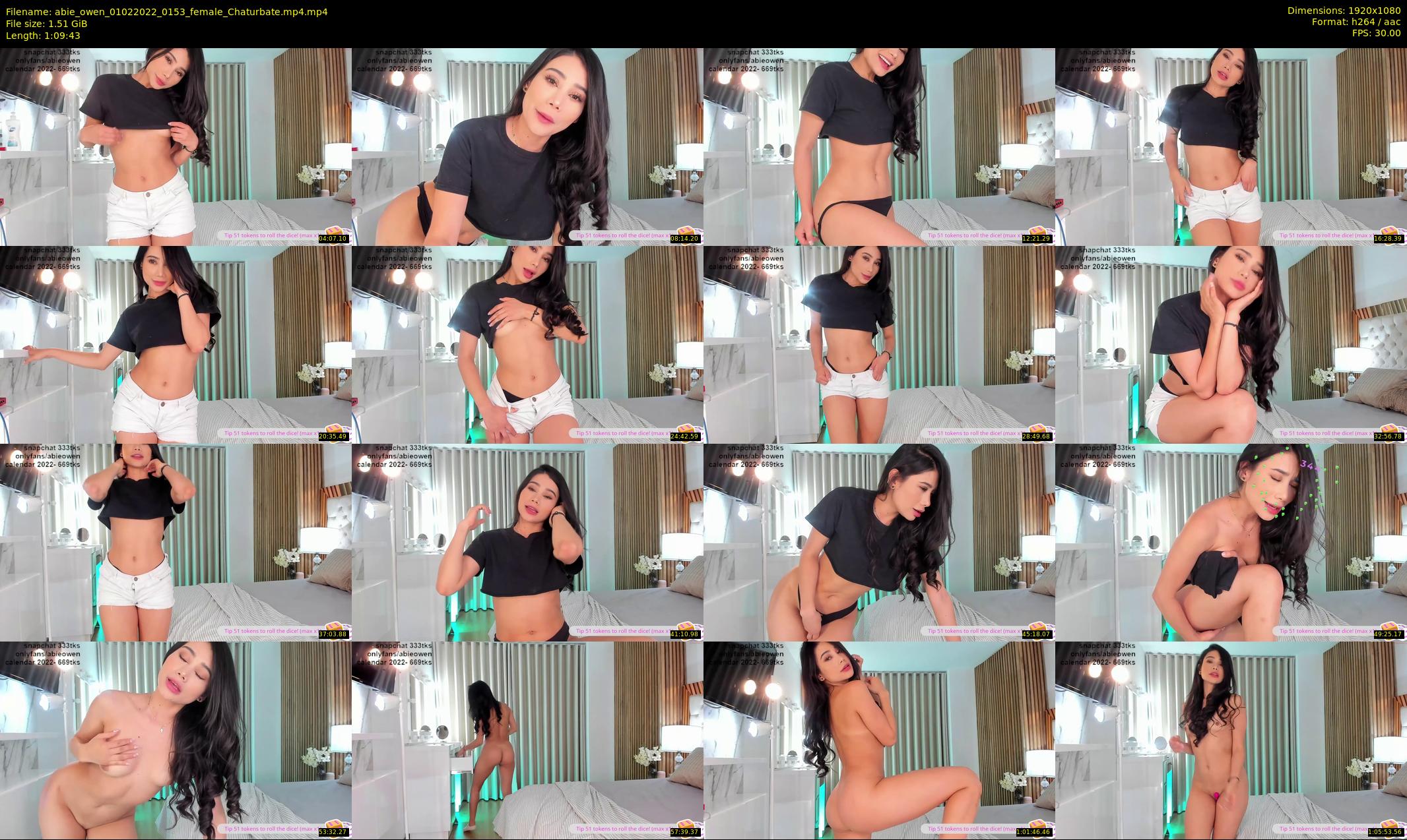 abie_owen — 70 minute Chaturbate female cam show recording, 1080p, Feb 1, 2022