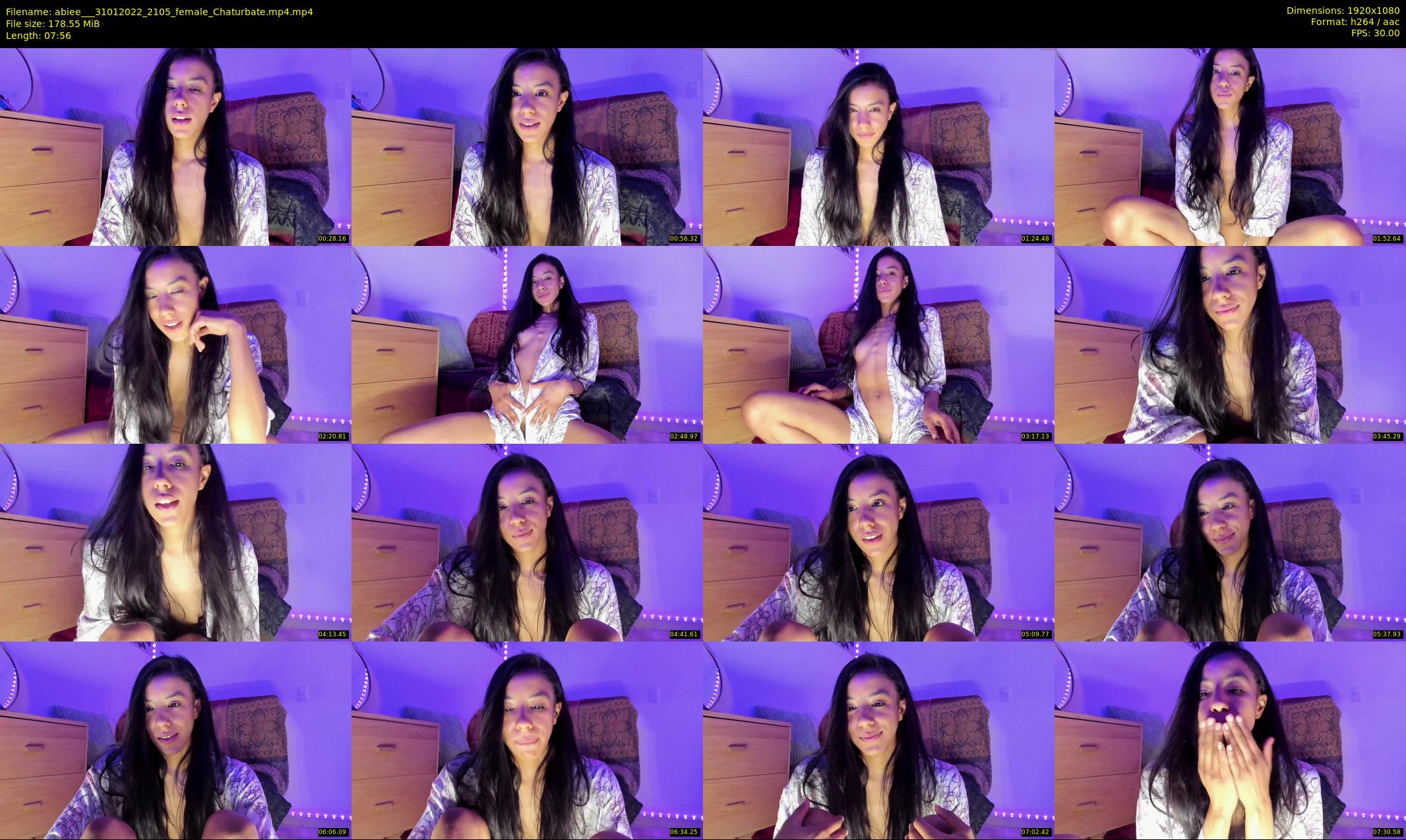 abiee__ — 8 minute Chaturbate female cam show recording, 1080p, Jan 31, 2022