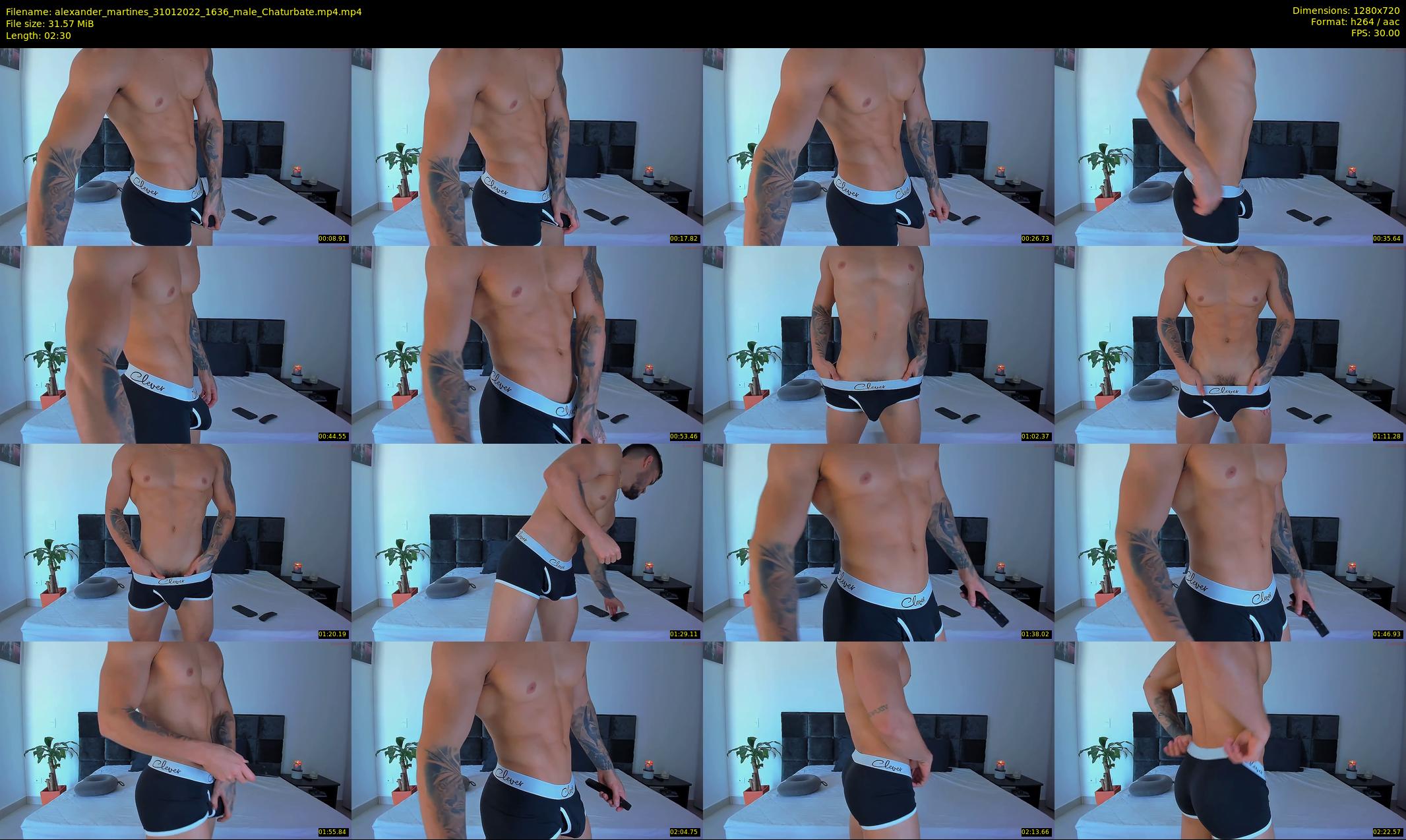alexander_martines — 3 minute Chaturbate male cam show recording, 720p, Jan 31, 2022
