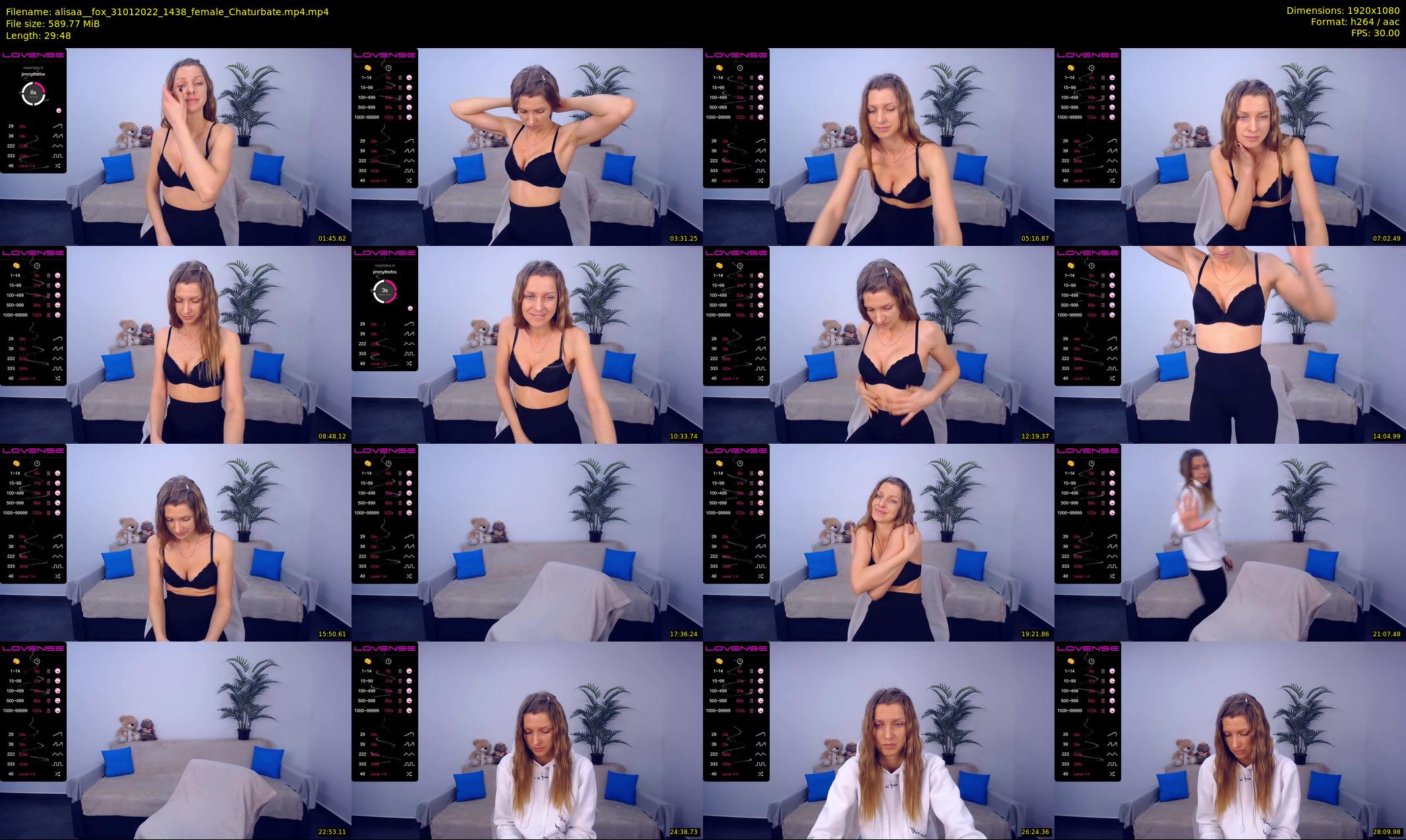 alisaa__fox — 30 minute Chaturbate female cam show recording, 1080p, Jan 31, 2022