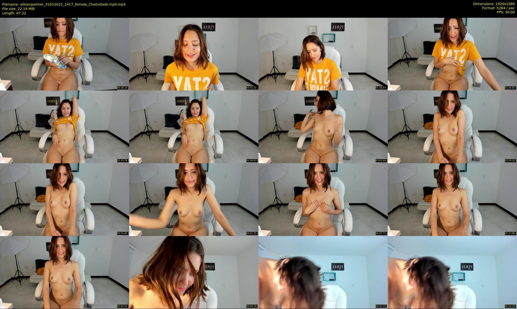 allisonpalmer — 8 minute Chaturbate female cam show recording, 1080p, Jan 31, 2022