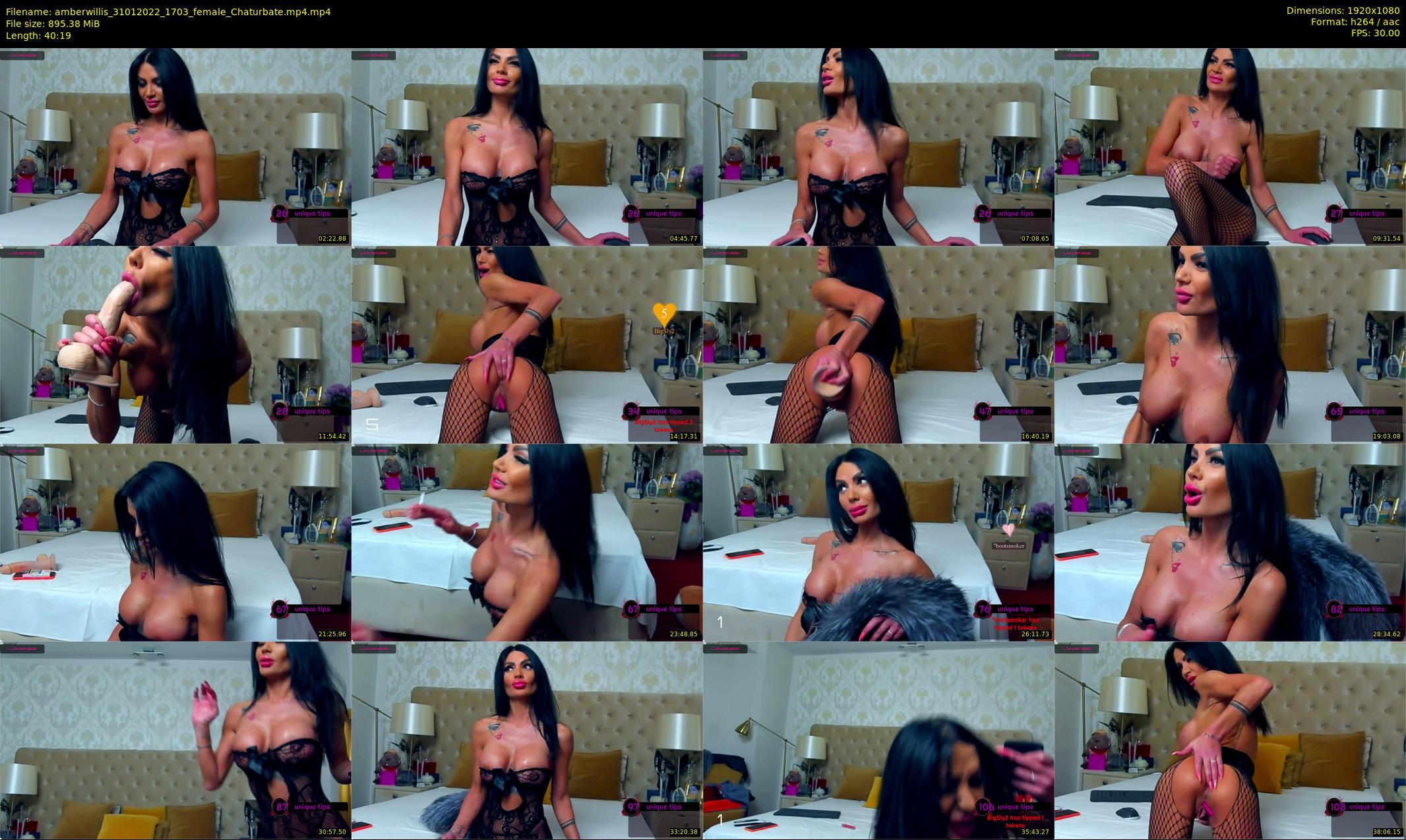 amberwillis — 41 minute Chaturbate female cam show recording, 1080p, Jan 31, 2022