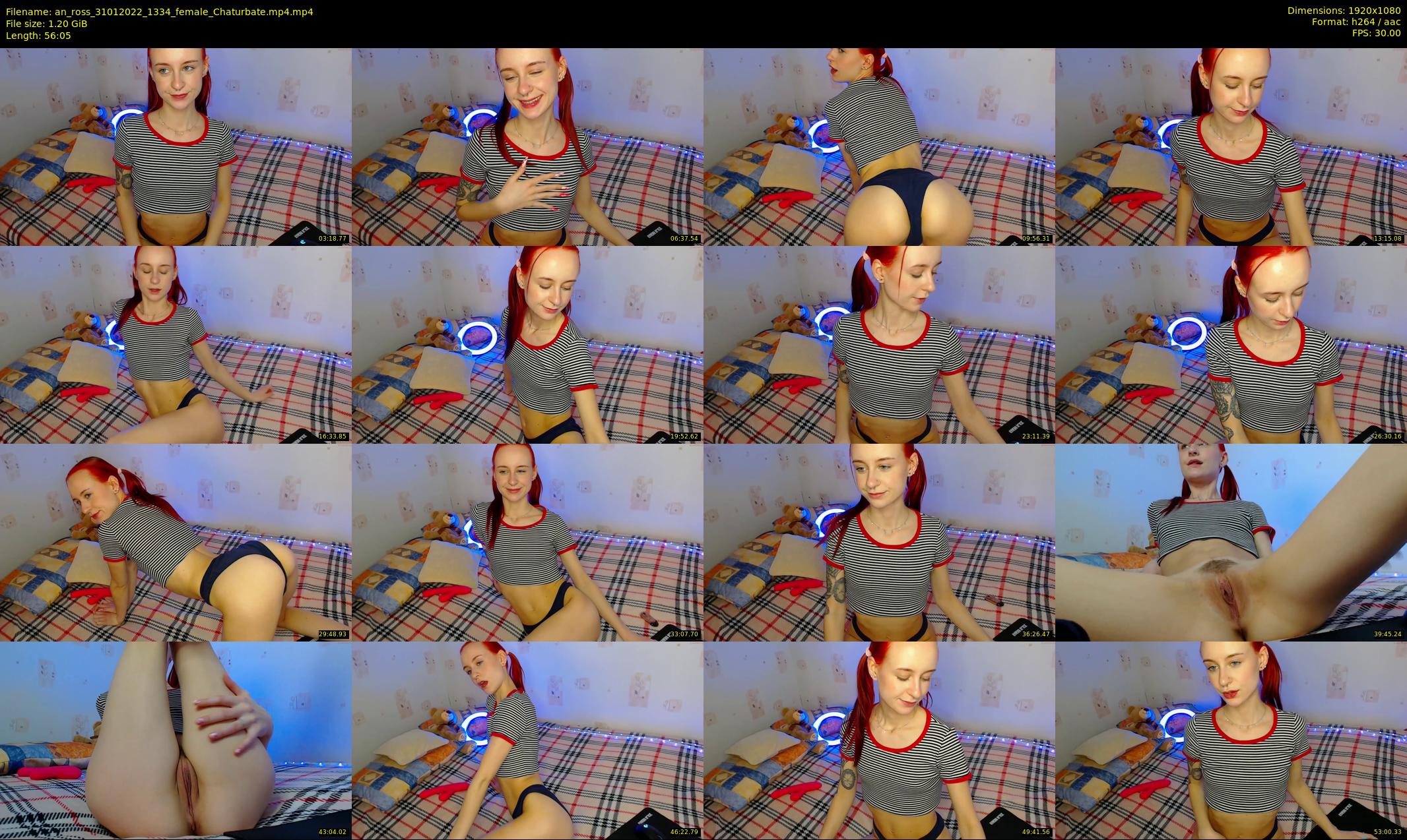 an_ross — 57 minute Chaturbate female cam show recording, 1080p, Jan 31, 2022