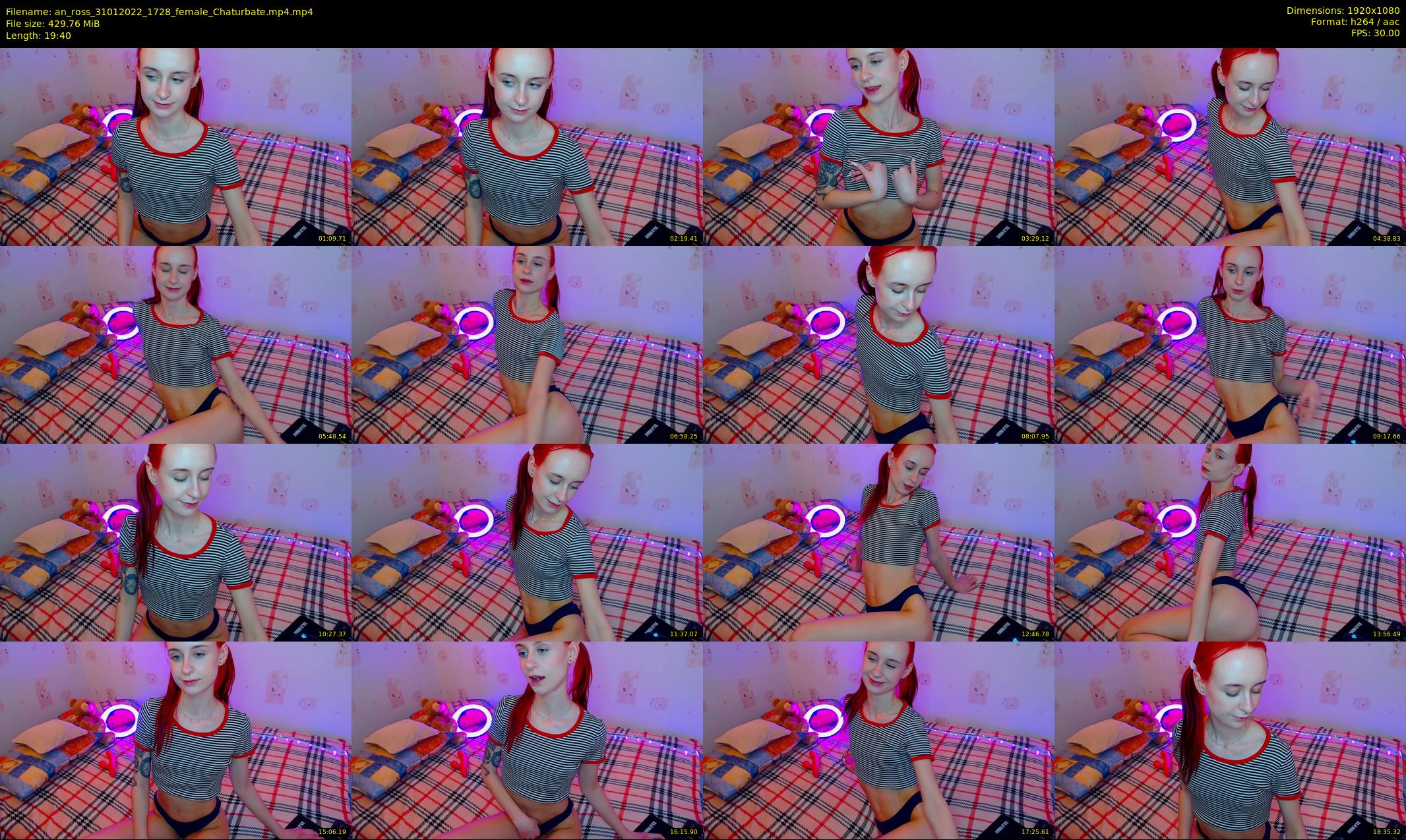 an_ross — 20 minute Chaturbate female cam show recording, 1080p, Jan 31, 2022