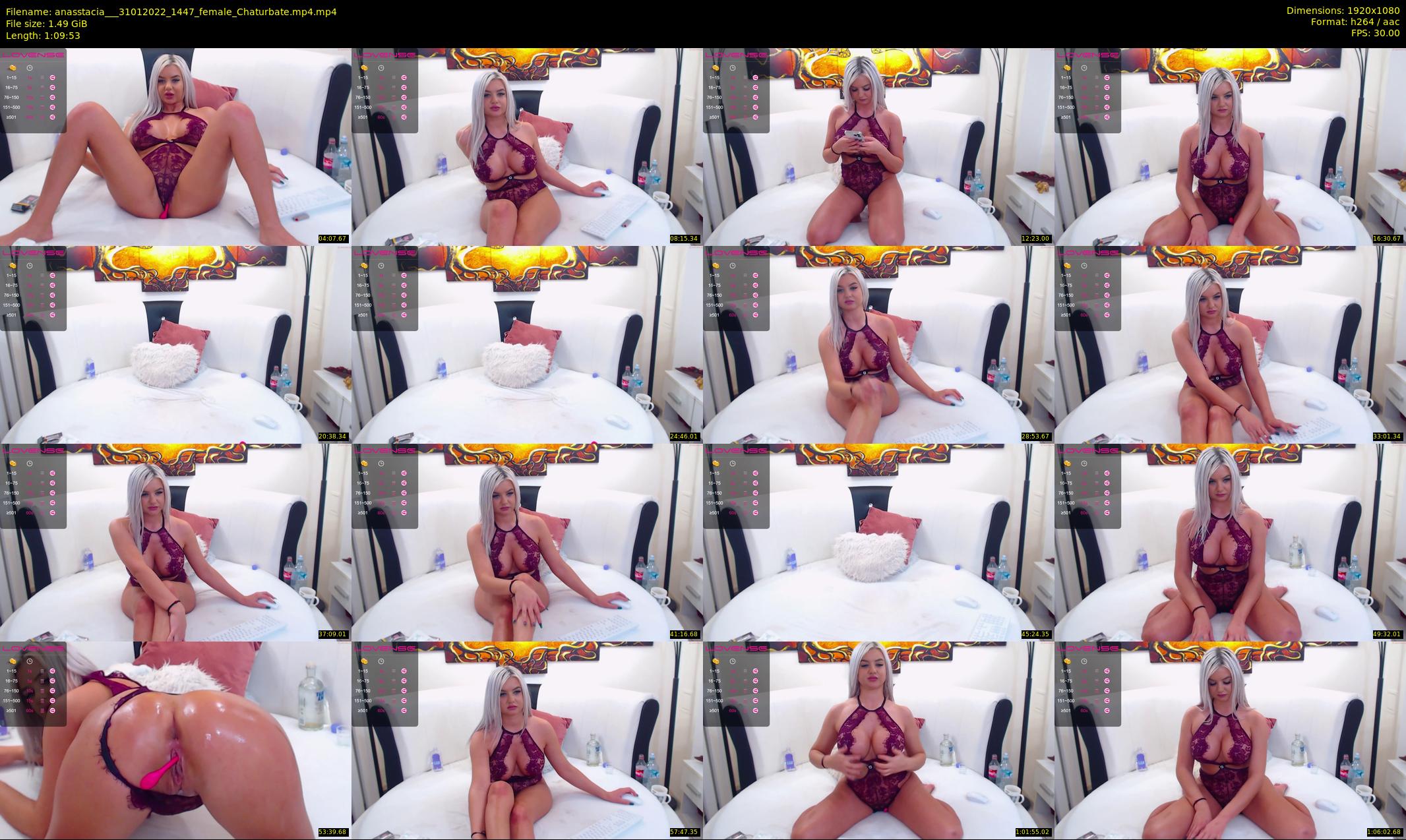 anasstacia__ — 70 minute Chaturbate female cam show recording, 1080p, Jan 31, 2022