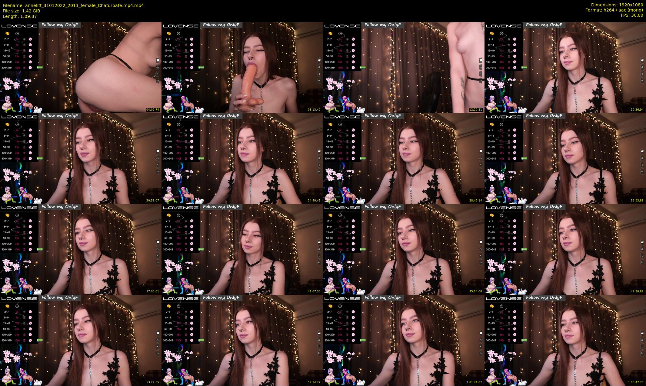 annelitt — 70 minute Chaturbate female cam show recording, 1080p, Jan 31, 2022
