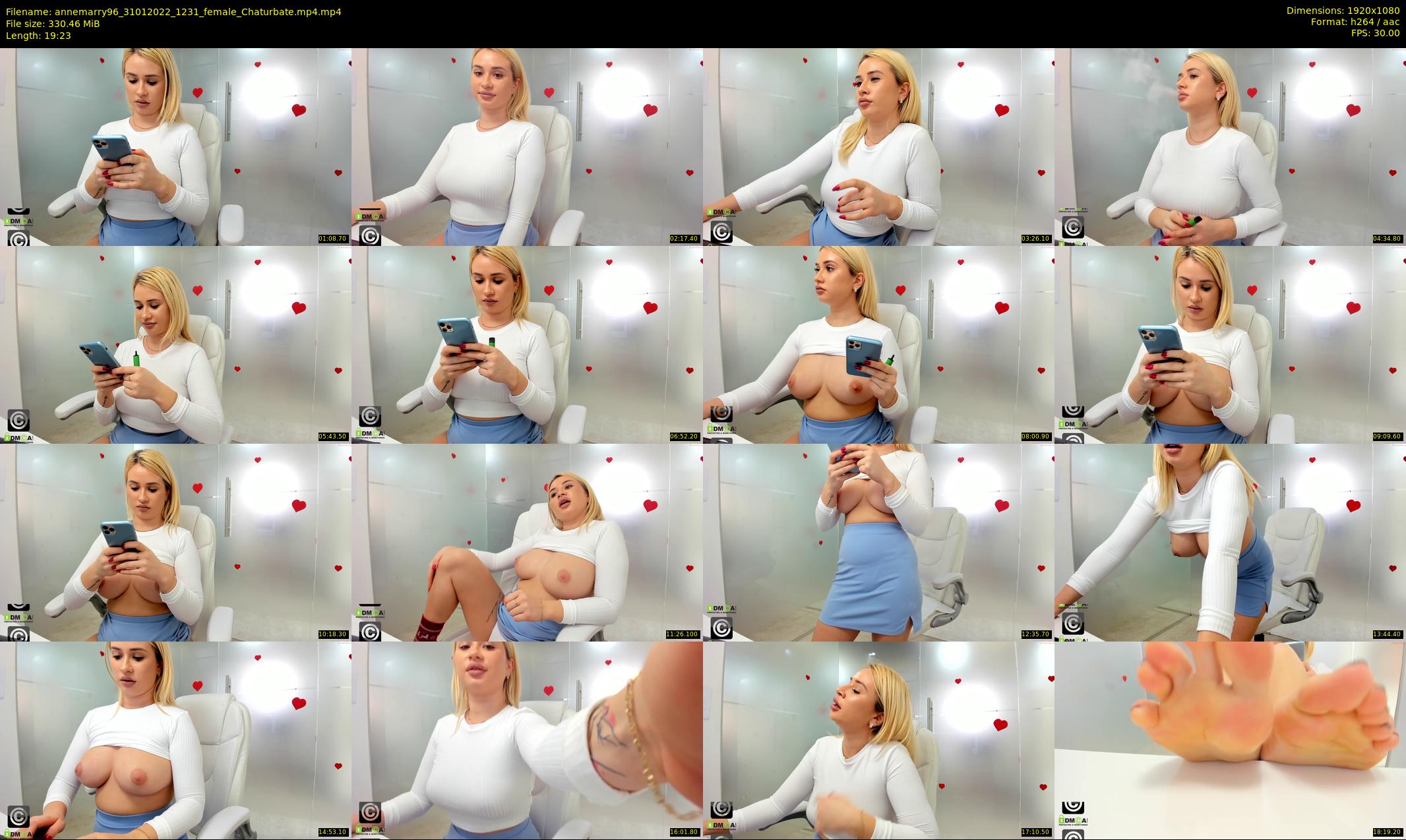 annemarry96 — 20 minute Chaturbate female cam show recording, 1080p, Jan 31, 2022