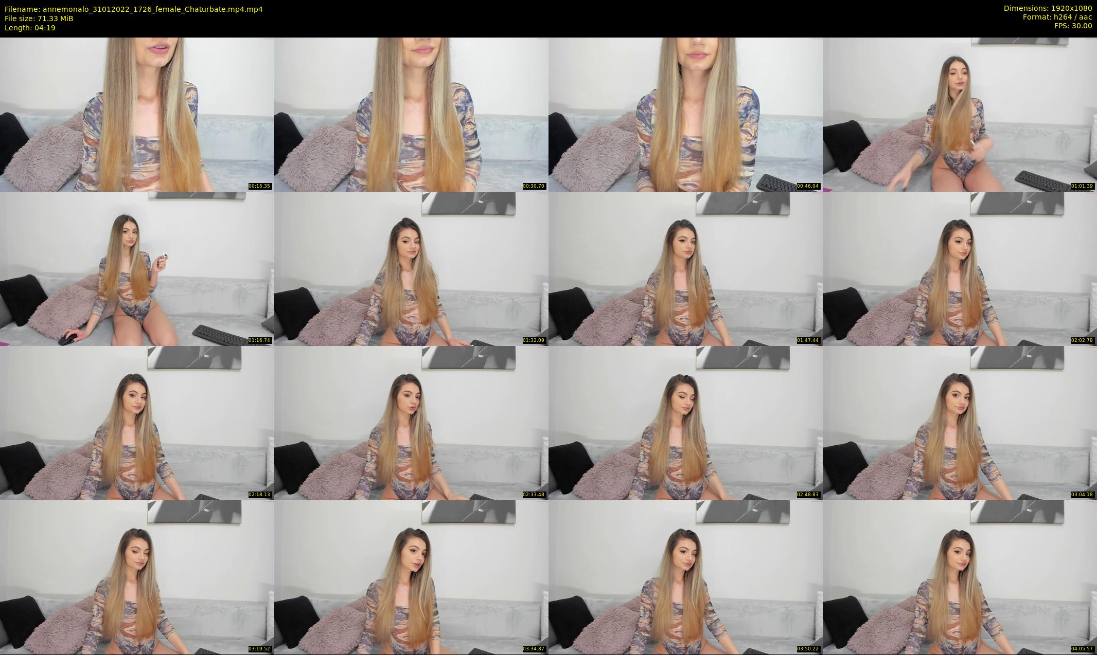 annemonalo — 5 minute Chaturbate female cam show recording, 1080p, Jan 31, 2022