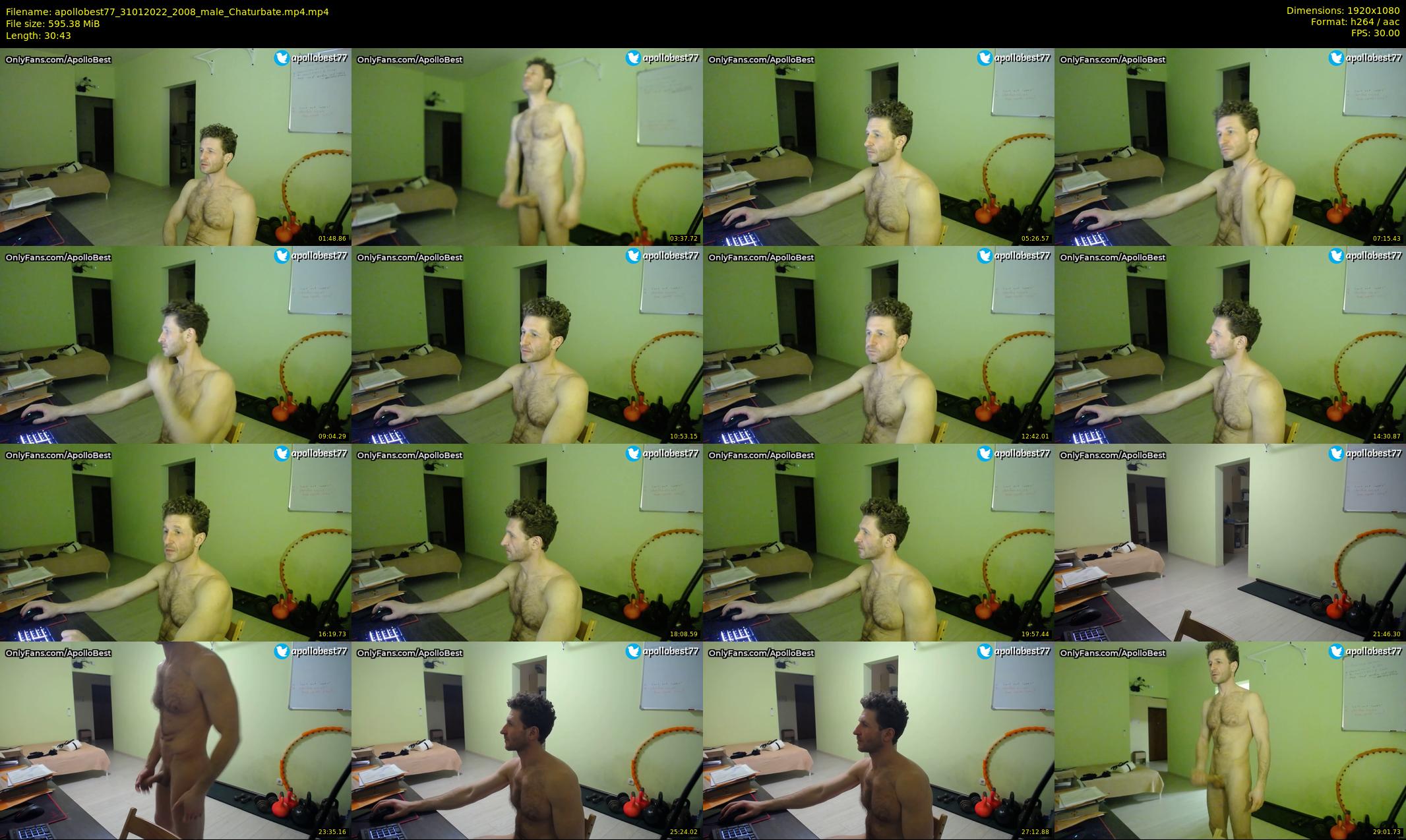 apollobest77 — 31 minute Chaturbate male cam show recording, 1080p, Jan 31, 2022