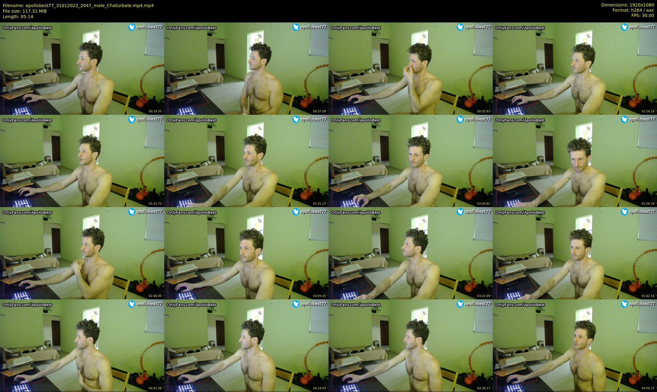 apollobest77 — 6 minute Chaturbate male cam show recording, 1080p, Jan 31, 2022
