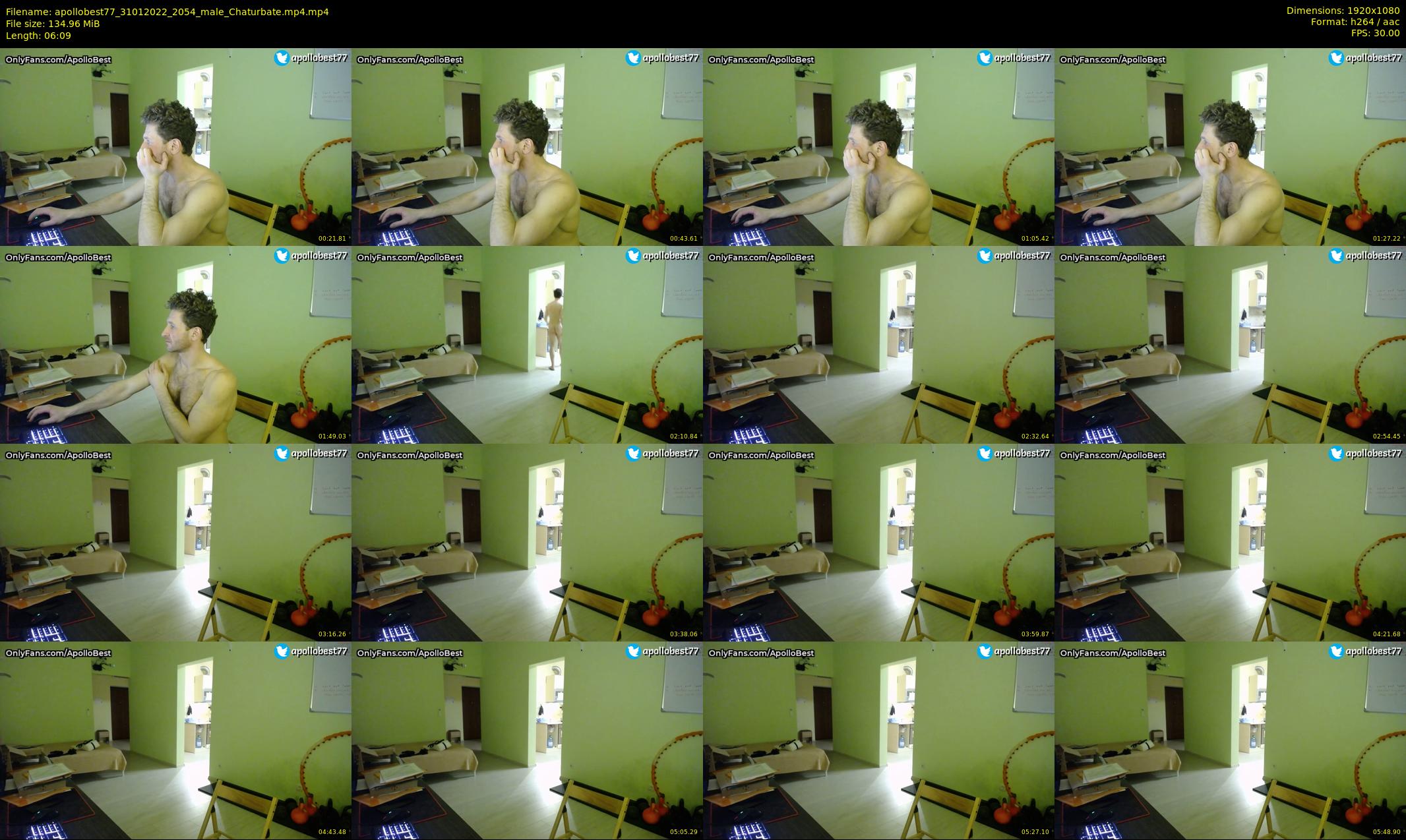apollobest77 — 7 minute Chaturbate male cam show recording, 1080p, Jan 31, 2022