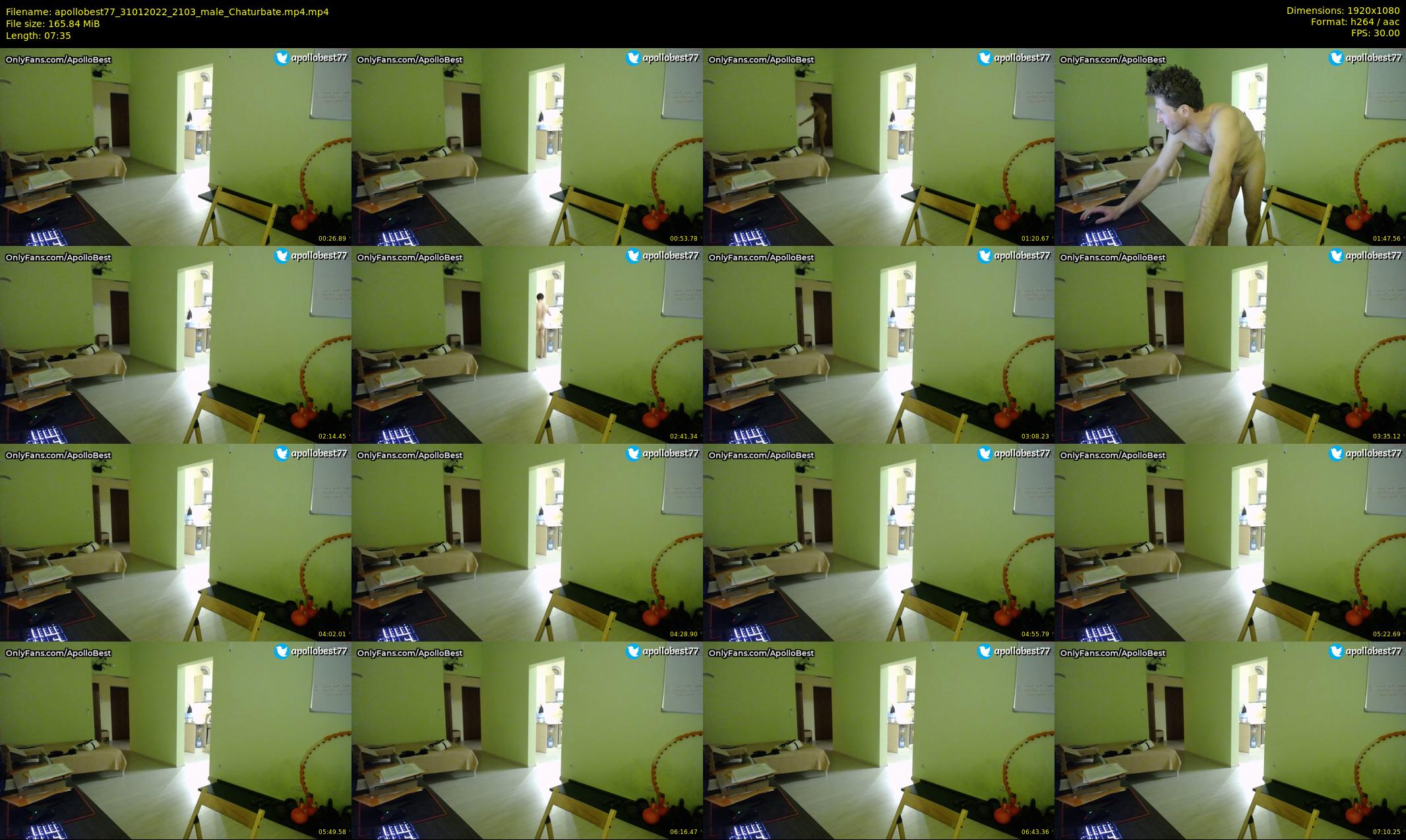 apollobest77 — 8 minute Chaturbate male cam show recording, 1080p, Jan 31, 2022