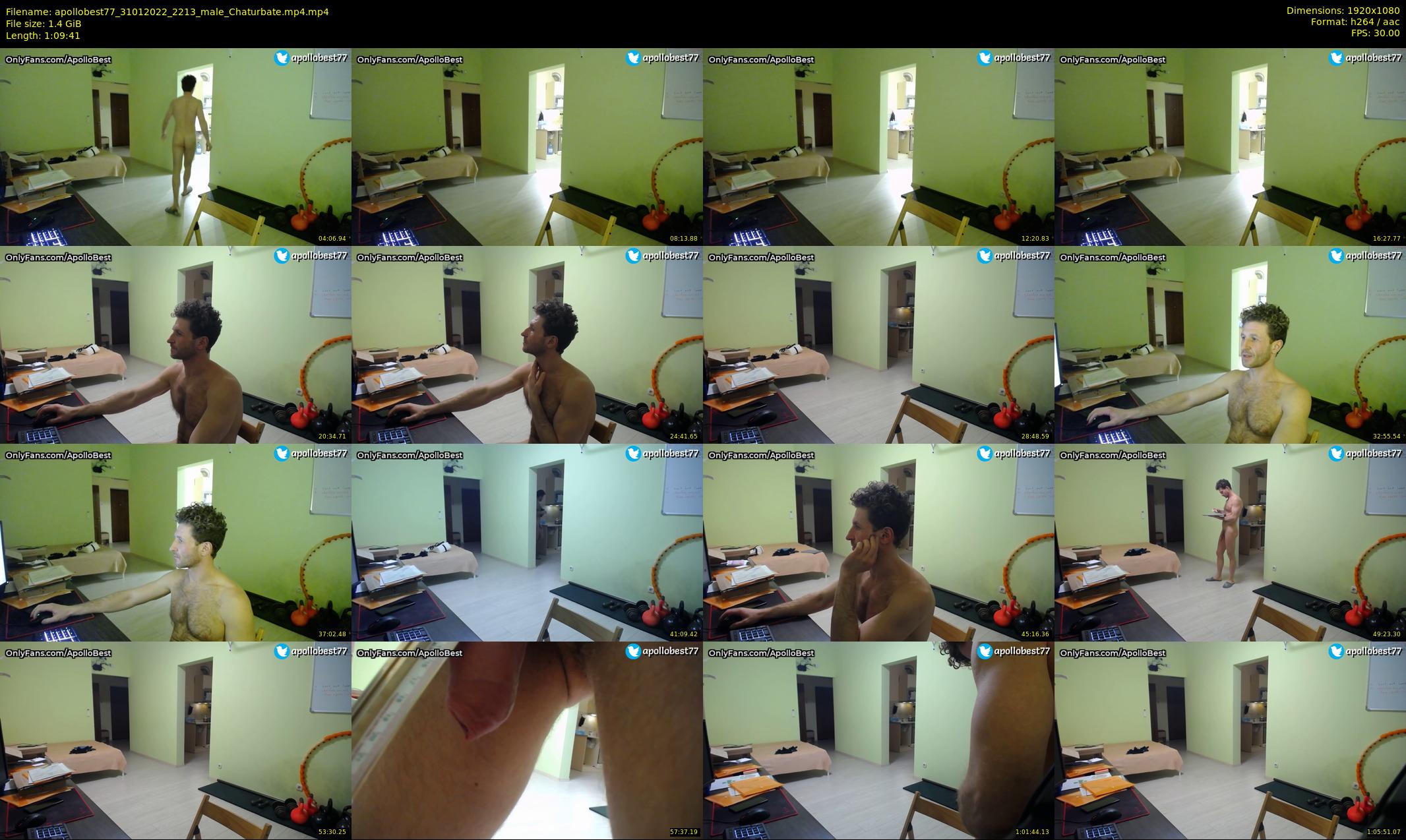 apollobest77 — 70 minute Chaturbate male cam show recording, 1080p, Jan 31, 2022