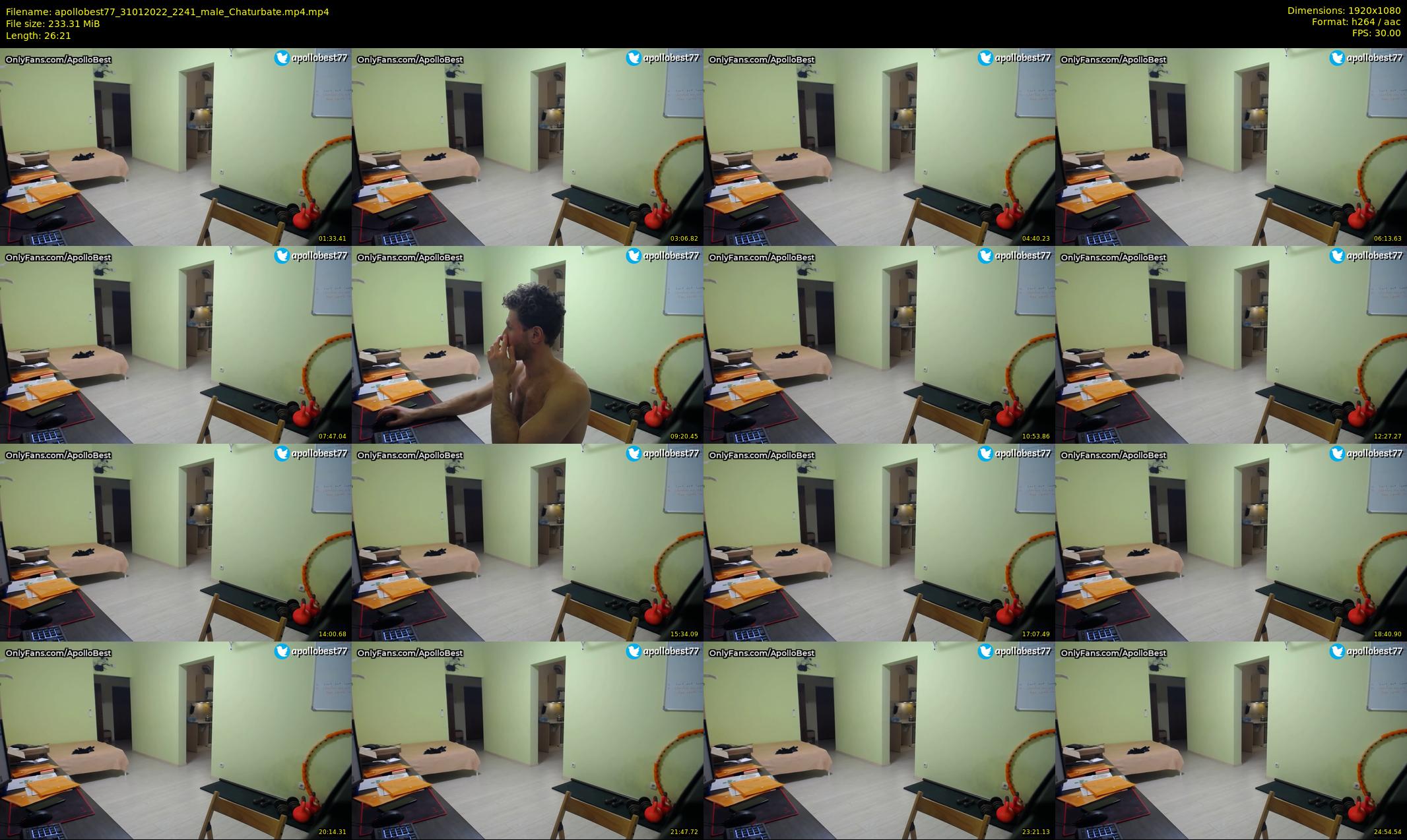 apollobest77 — 27 minute Chaturbate male cam show recording, 1080p, Jan 31, 2022
