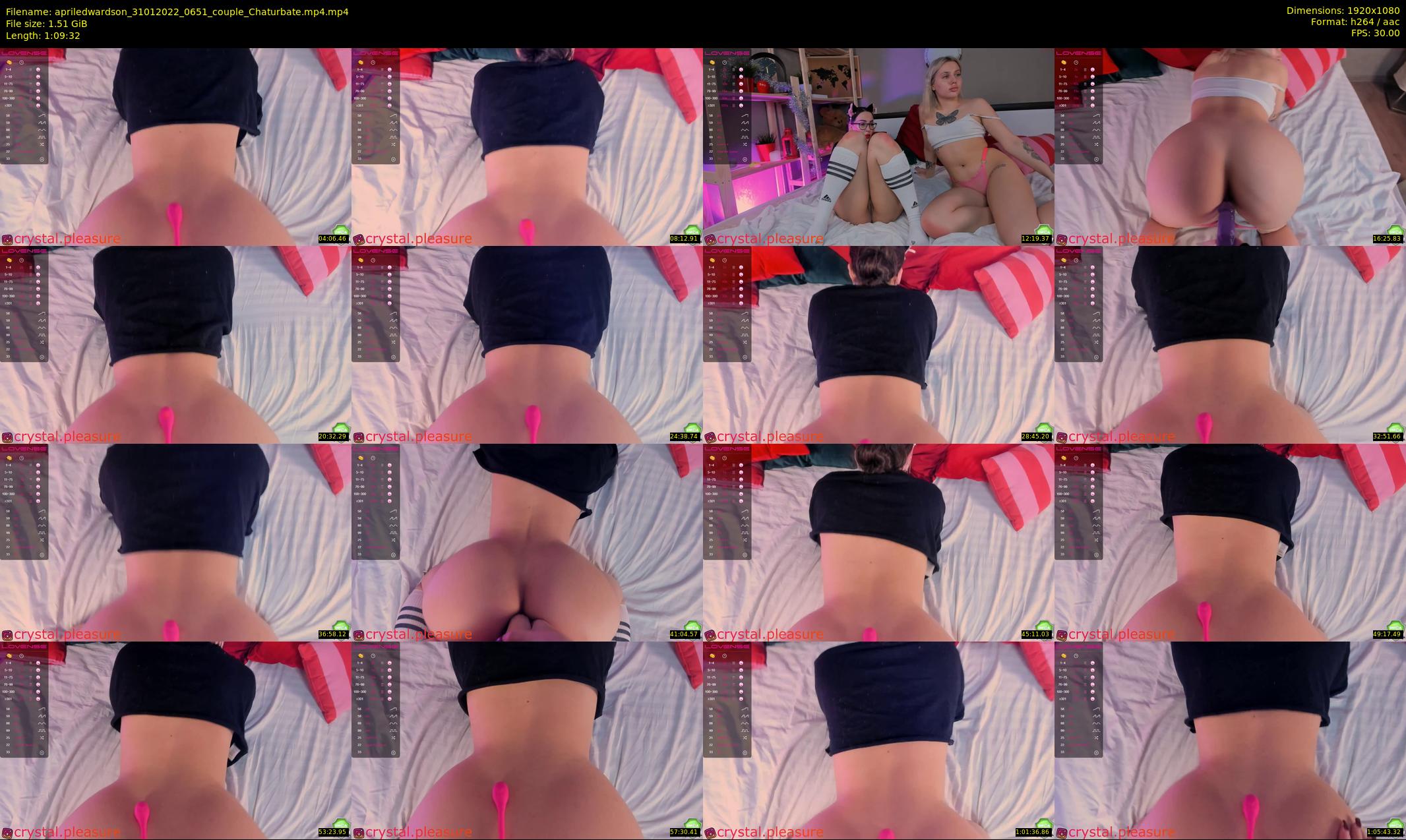 apriledwardson — 70 minute Chaturbate couple cam show recording, 1080p, Jan 31, 2022
