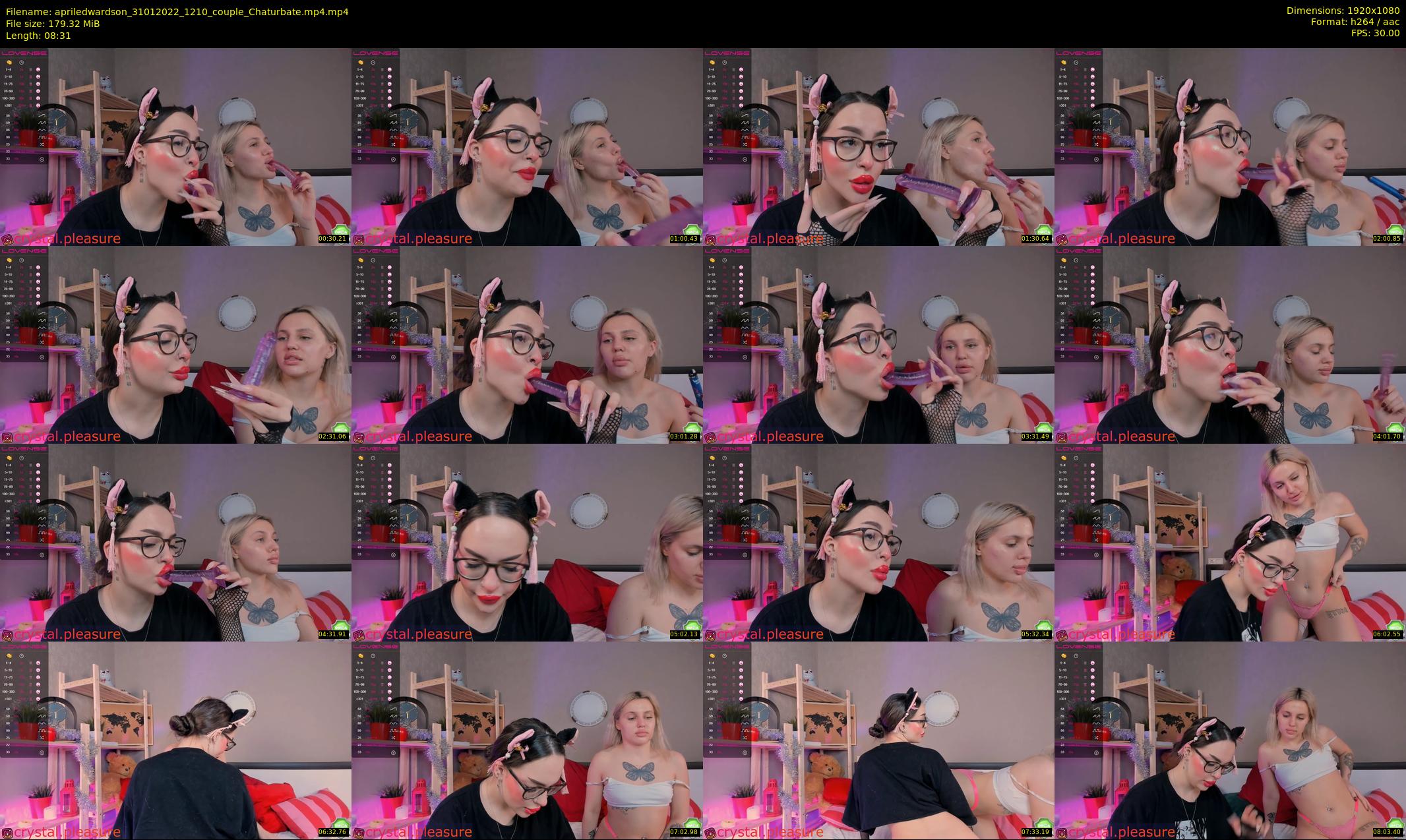 apriledwardson — 9 minute Chaturbate couple cam show recording, 1080p, Jan 31, 2022