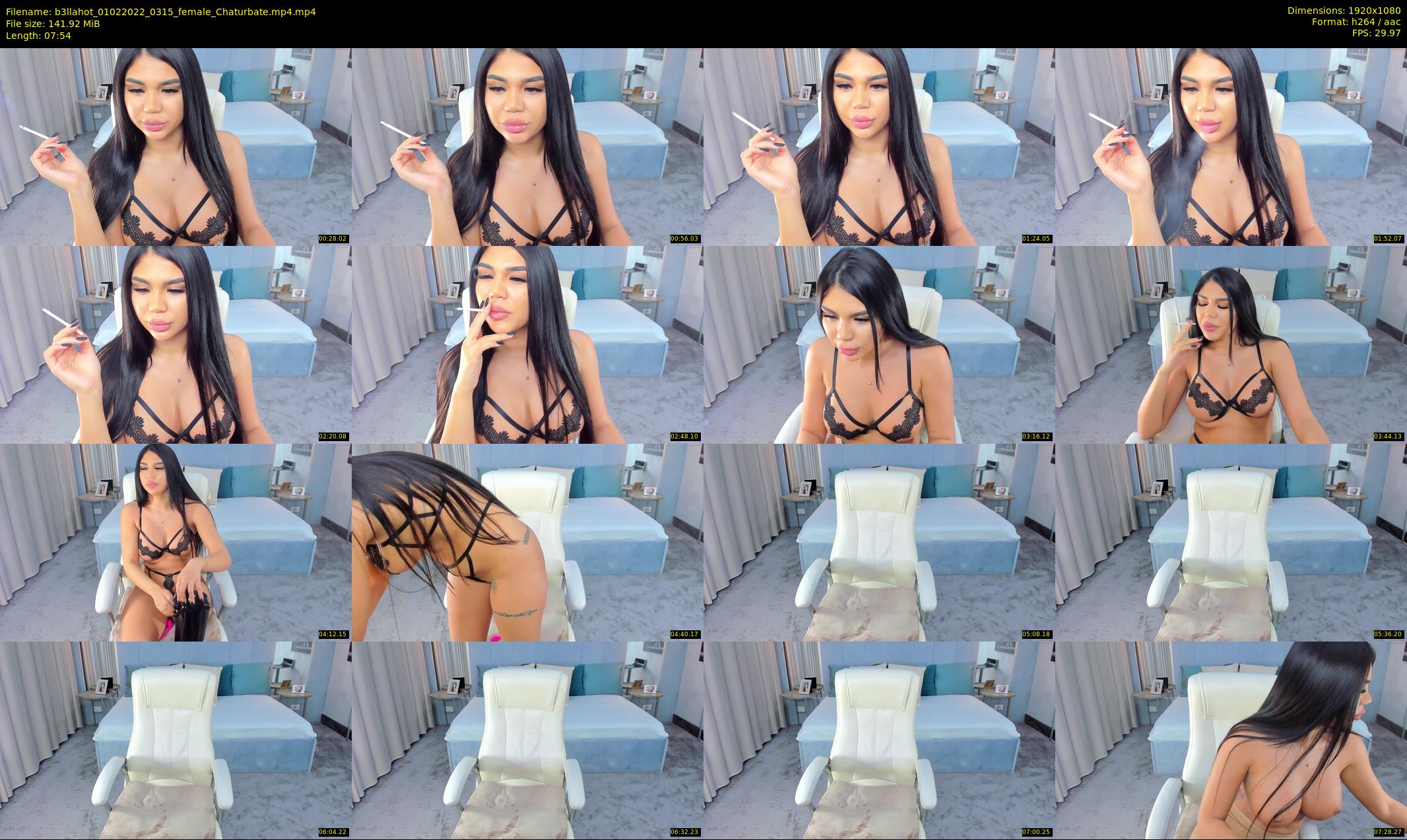 b3llahot — 8 minute Chaturbate female cam show recording, 1080p, Feb 1, 2022