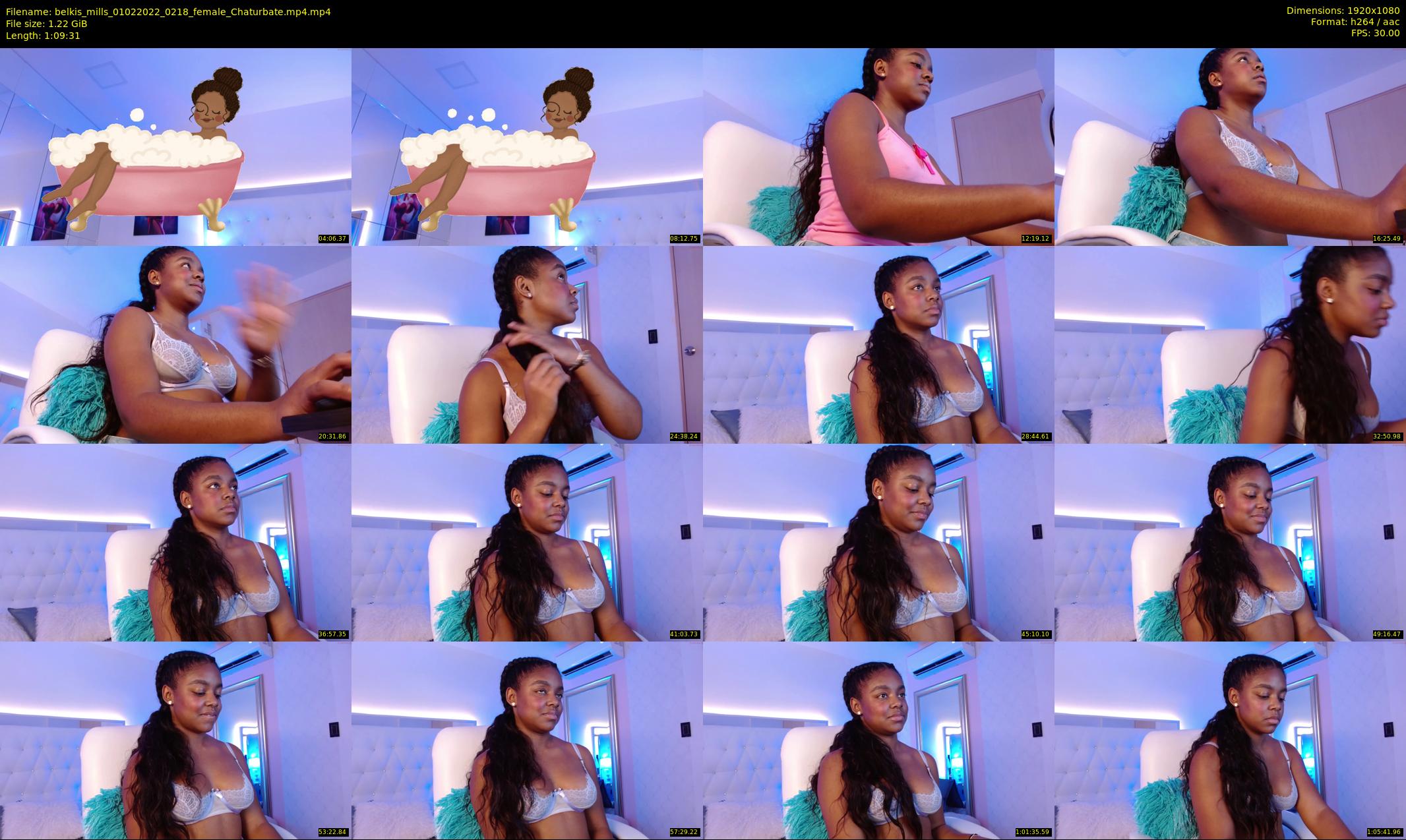belkis_mills — 70 minute Chaturbate female cam show recording, 1080p, Feb 1, 2022