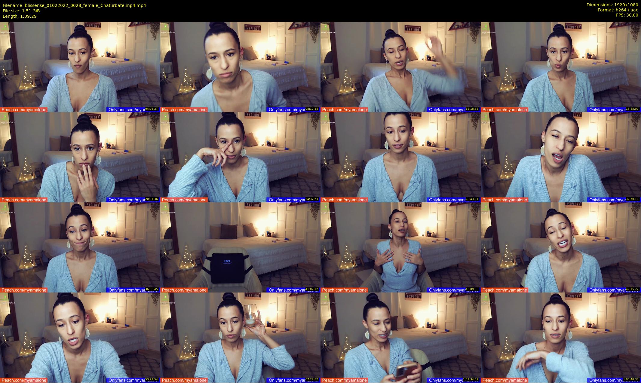 blissense — 70 minute Chaturbate female cam show recording, 1080p, Feb 1, 2022