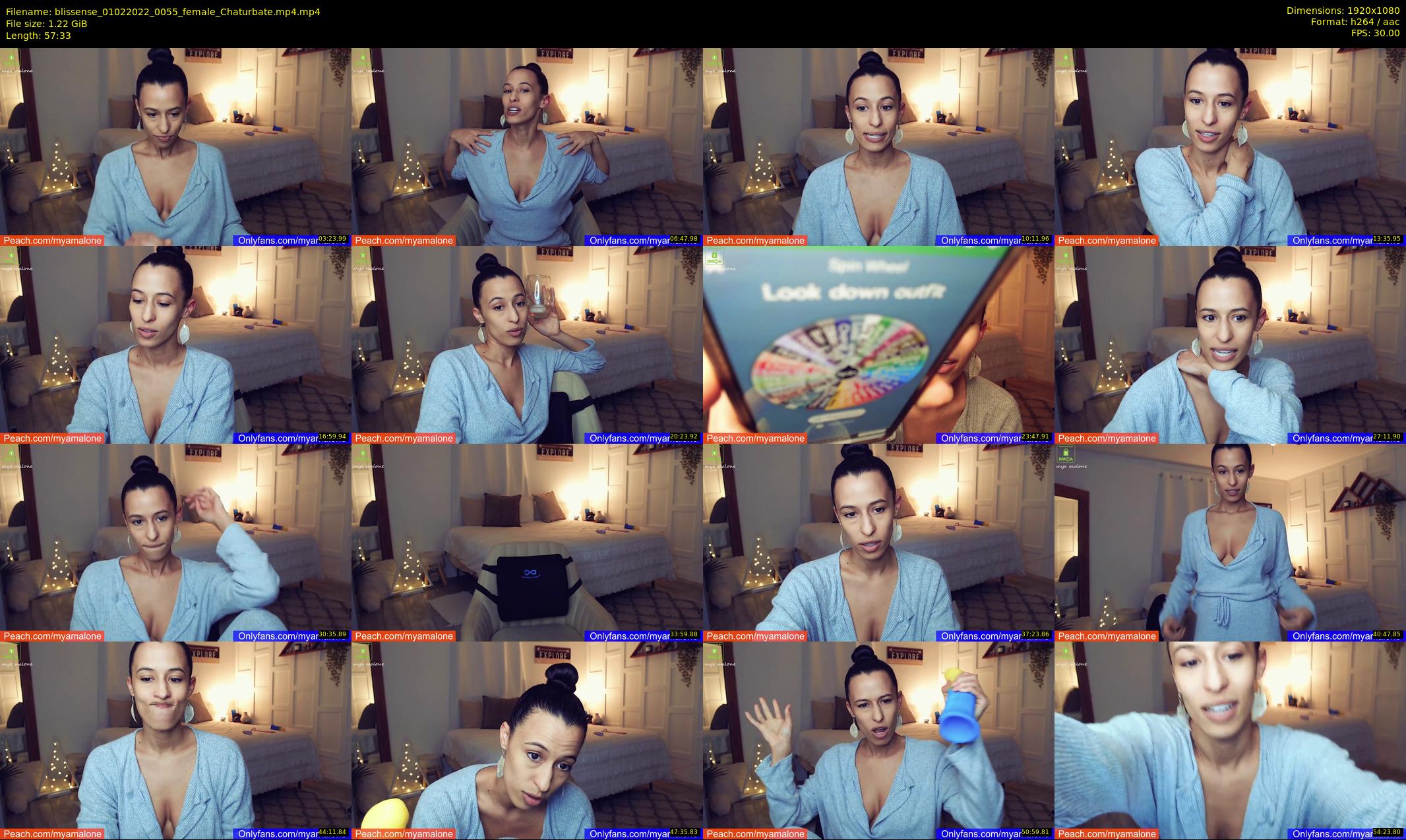 blissense — 58 minute Chaturbate female cam show recording, 1080p, Feb 1, 2022