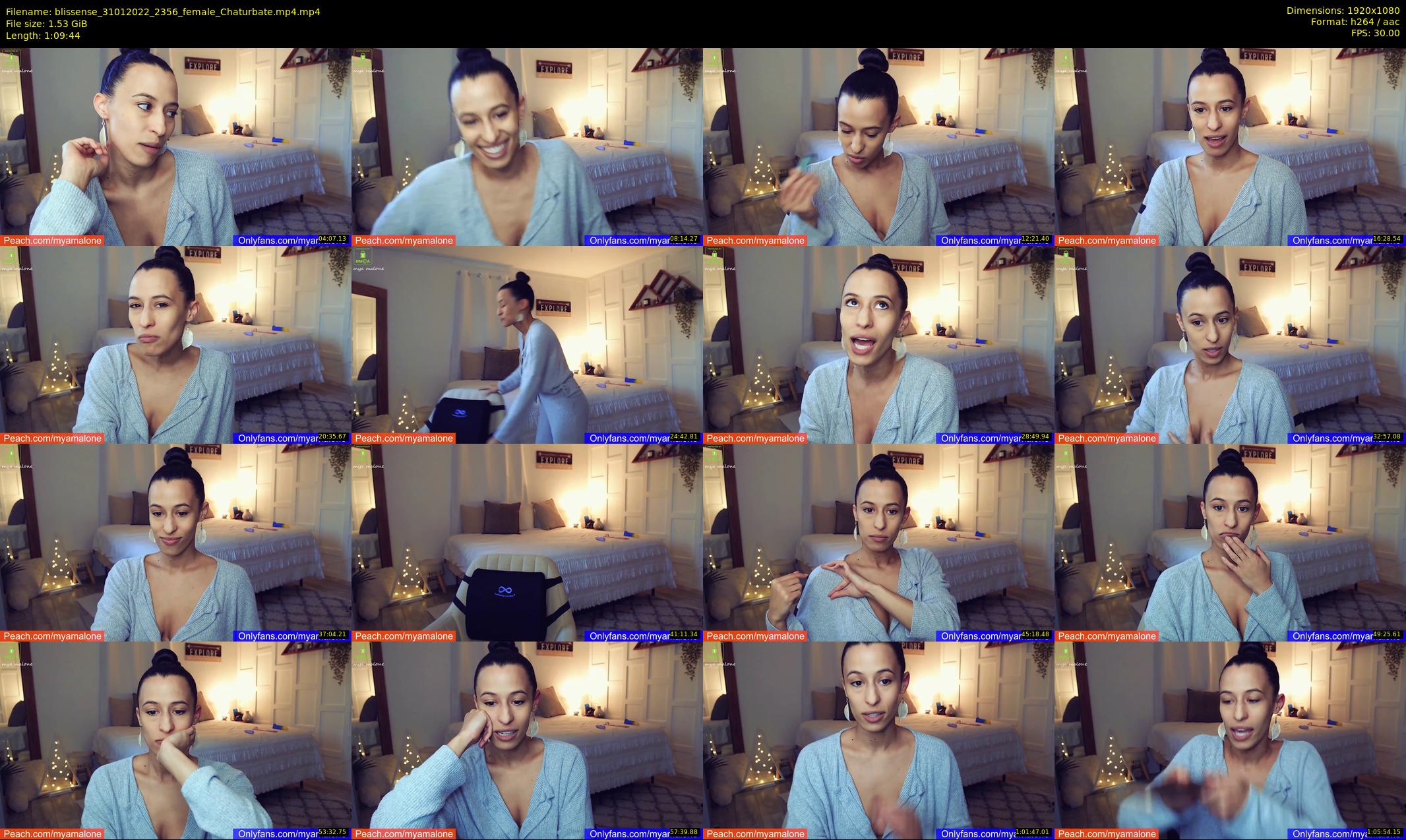 blissense — 70 minute Chaturbate female cam show recording, 1080p, Jan 31, 2022