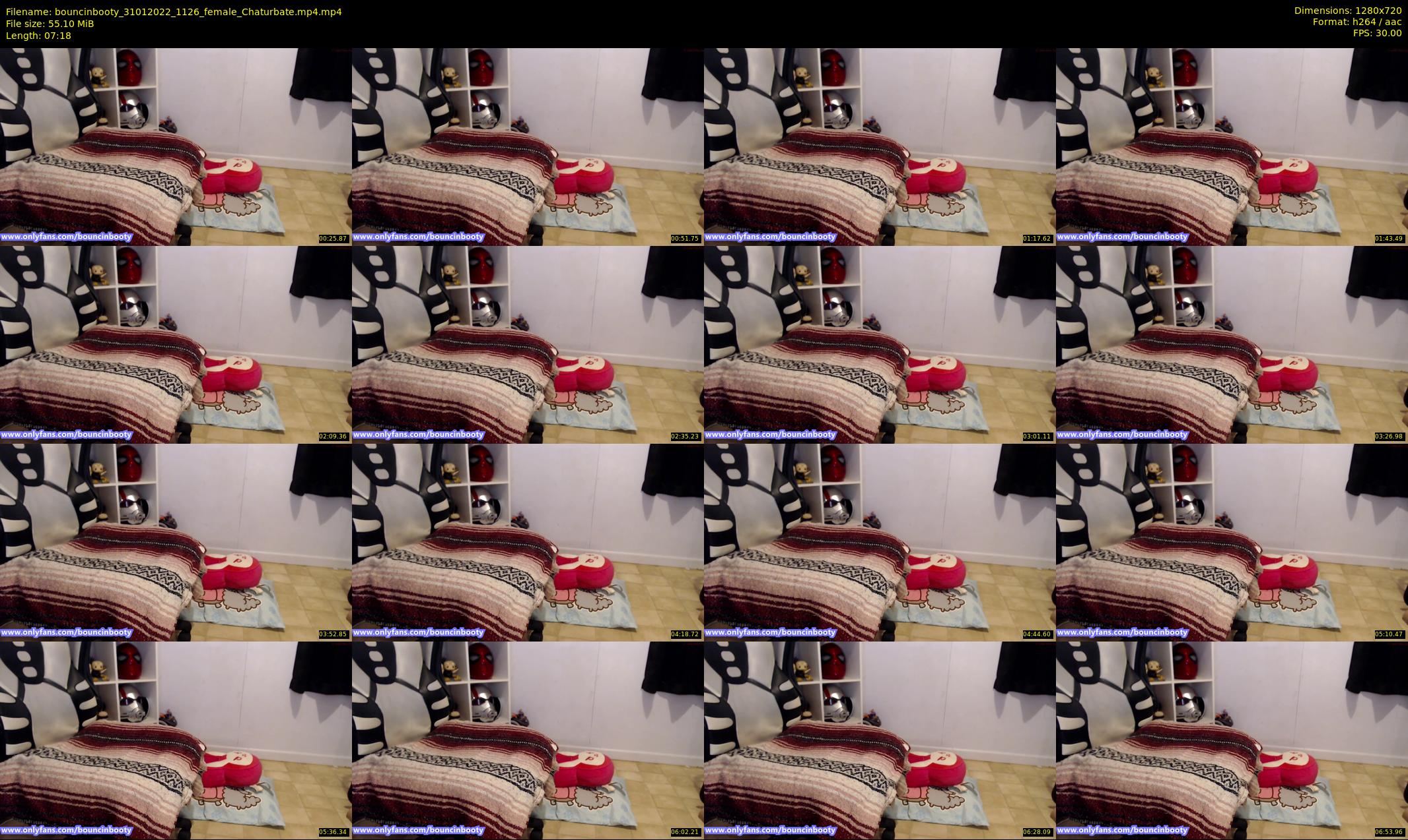 bouncinbooty — 8 minute Chaturbate female cam show recording, 720p, Jan 31, 2022
