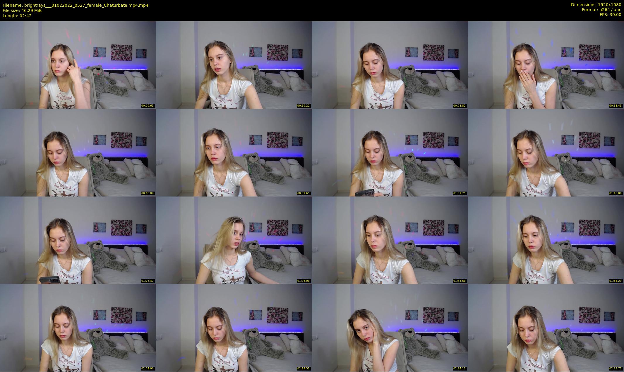 brightrays__ — 3 minute Chaturbate female cam show recording, 1080p, Feb 1, 2022