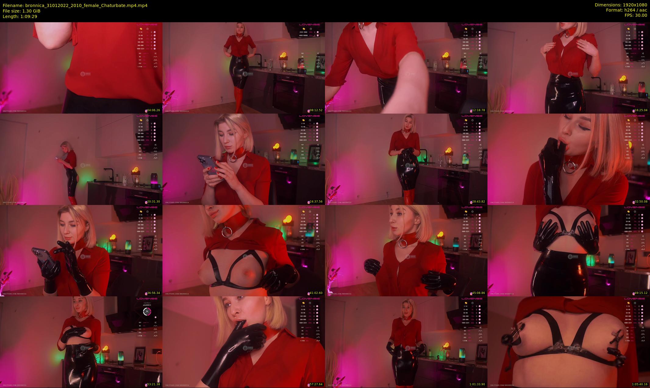 bronnica — 70 minute Chaturbate female cam show recording, 1080p, Jan 31, 2022
