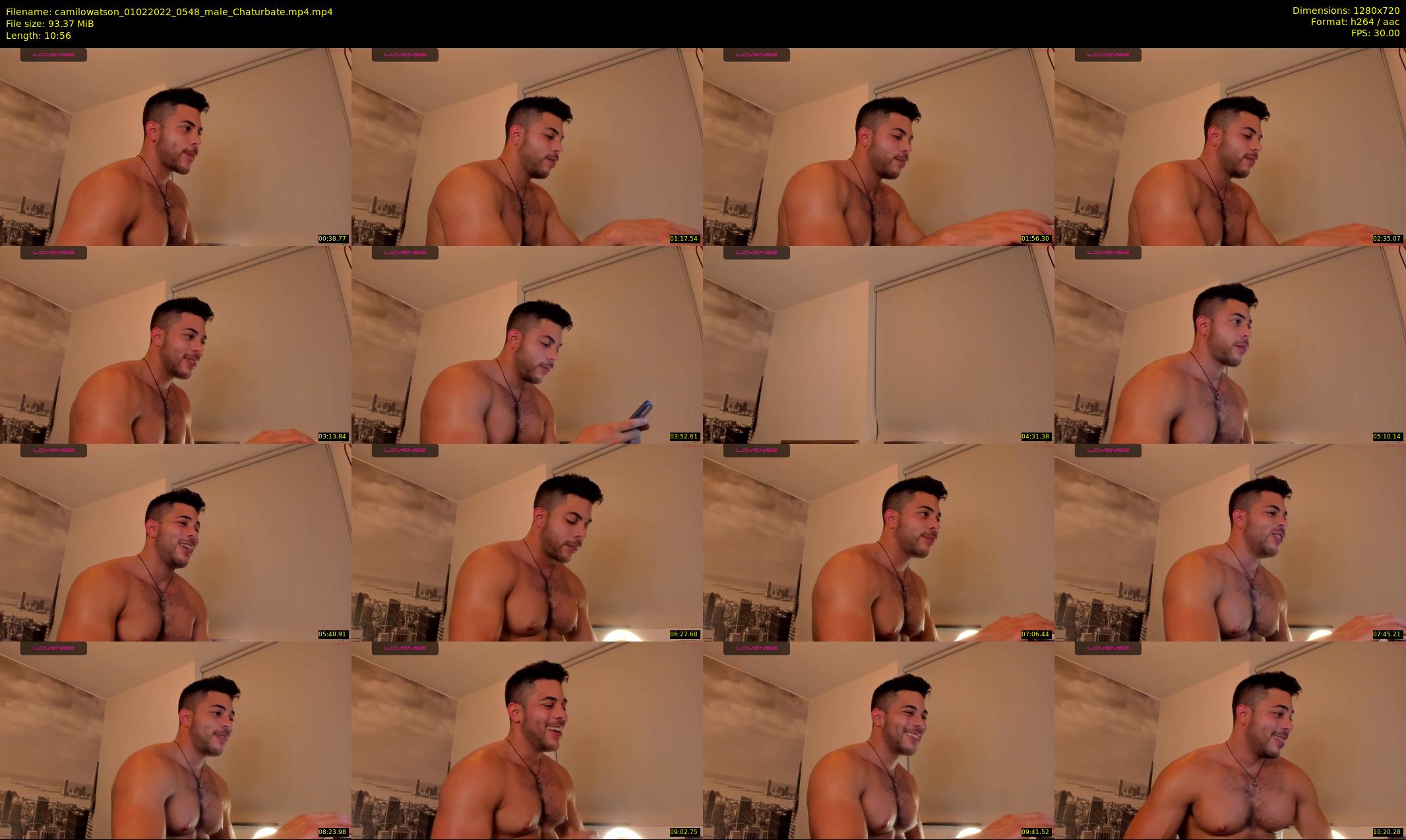 camilowatson — 11 minute Chaturbate male cam show recording, 720p, Feb 1, 2022